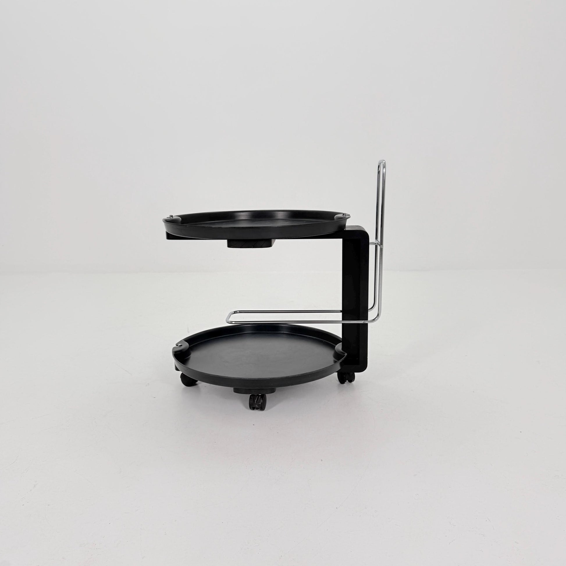 Mid century Rosenthal Service Trolley by Waldemar Rothe – 1980s German Bar Cart with Removable Trays