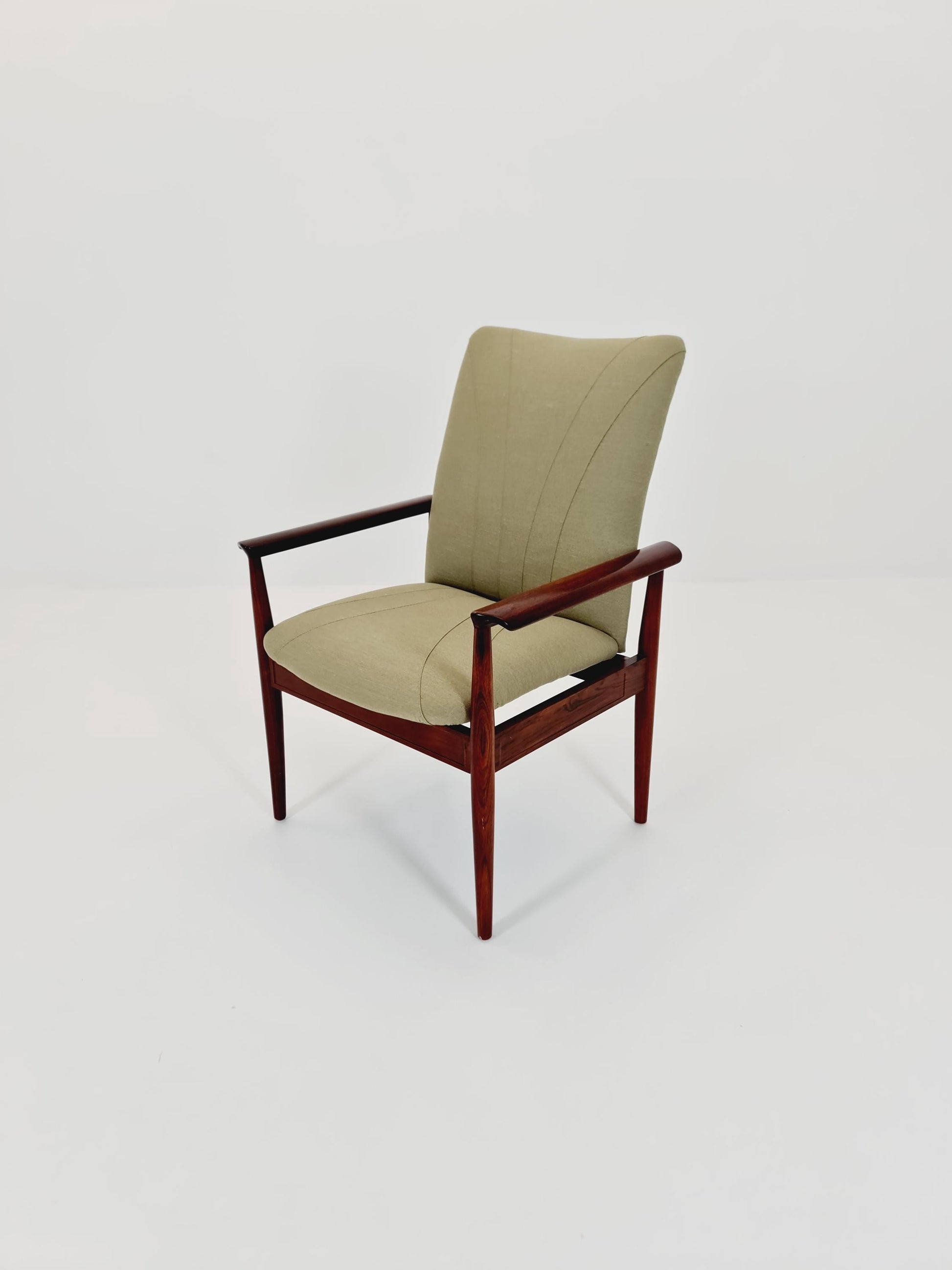 Danish Rare Rose wood Armchair By Finn Juhl For Cado Model 209 Diplomat, 1960s