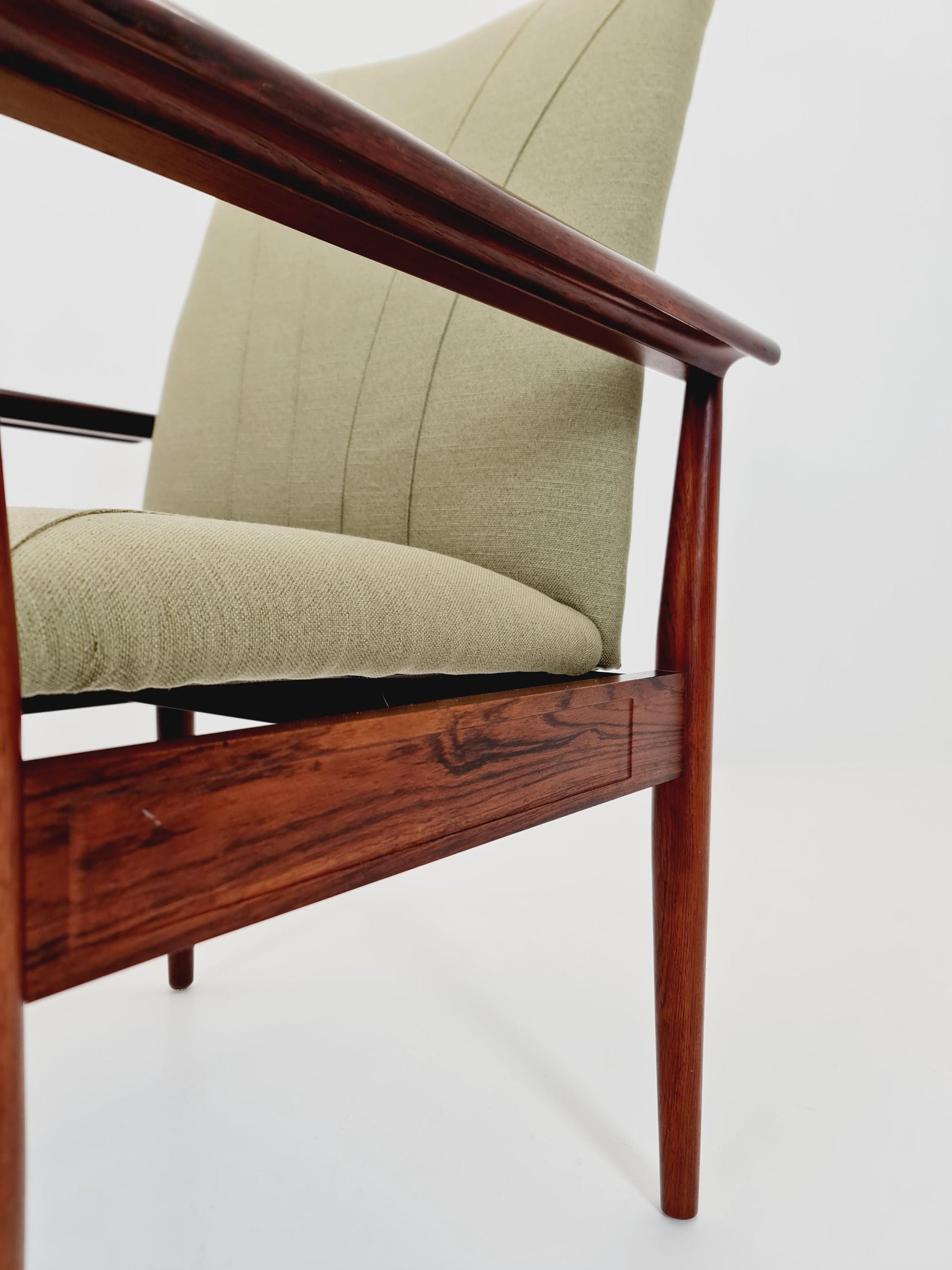 Danish Rare Rose wood Armchair By Finn Juhl For Cado Model 209 Diplomat, 1960s