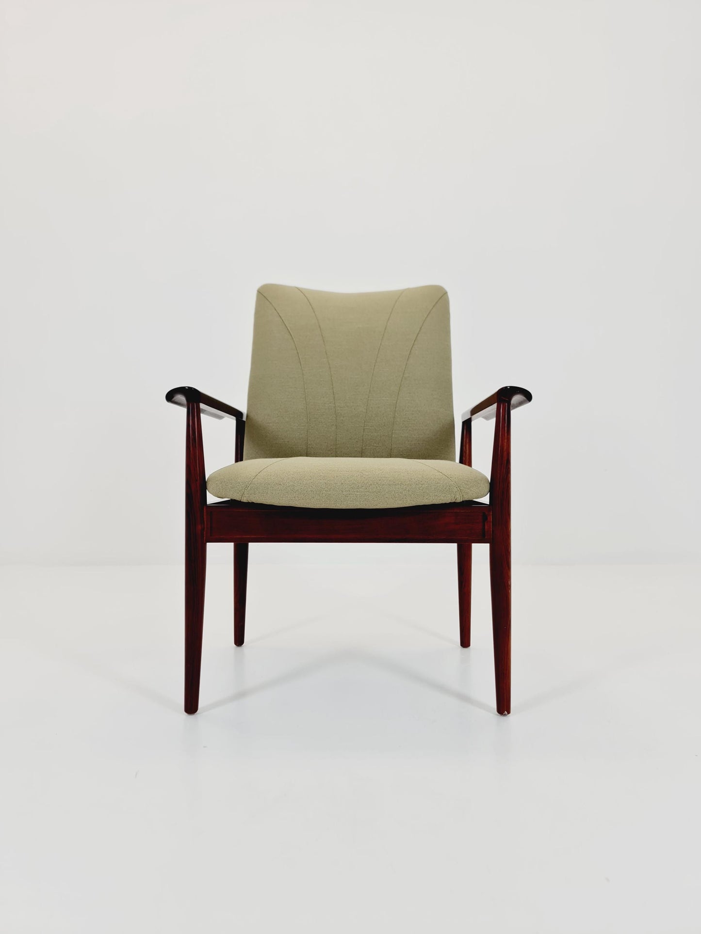 Danish Rare Rose wood Armchair By Finn Juhl For Cado Model 209 Diplomat, 1960s