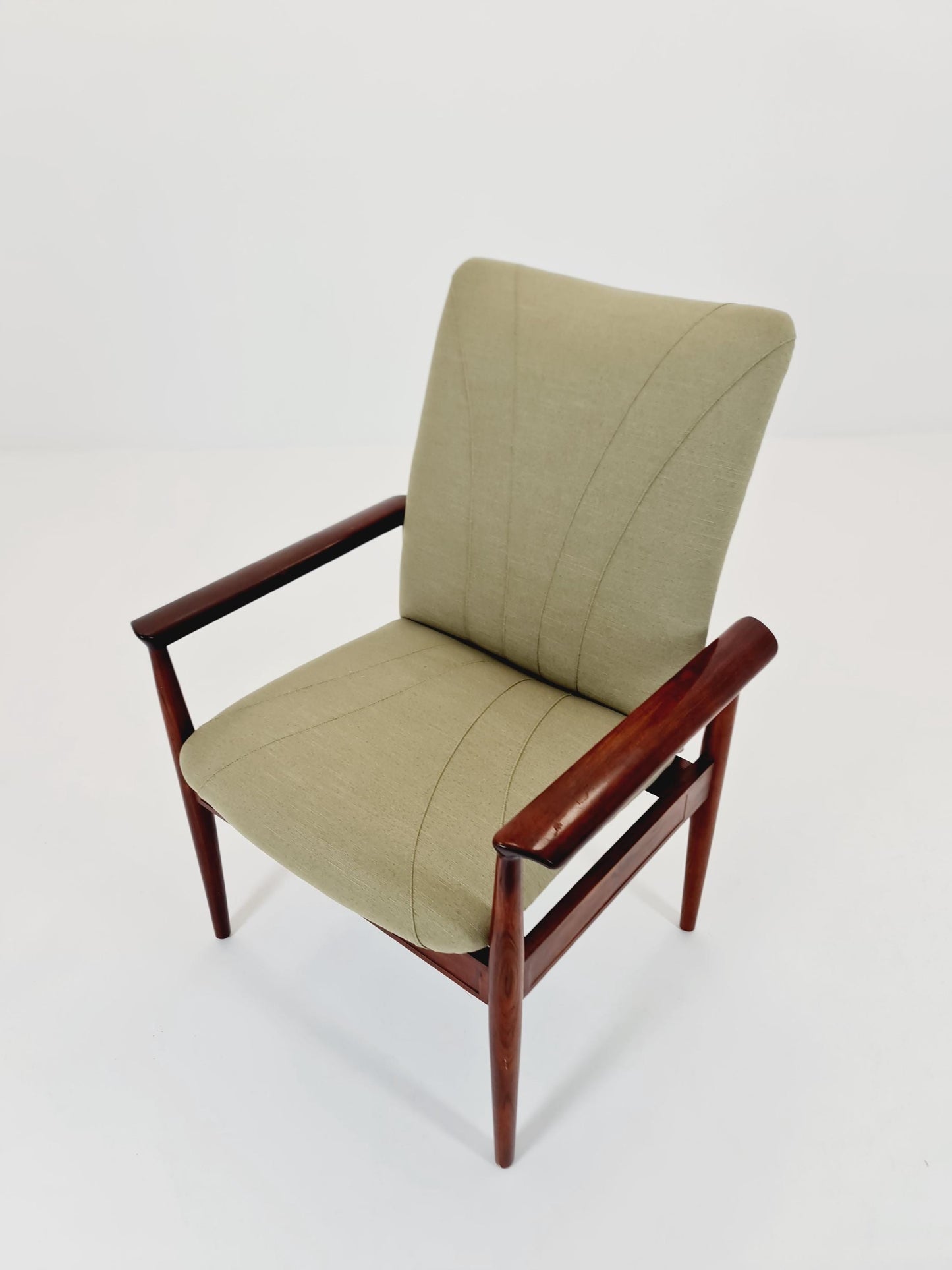 Danish Rare Rose wood Armchair By Finn Juhl For Cado Model 209 Diplomat, 1960s