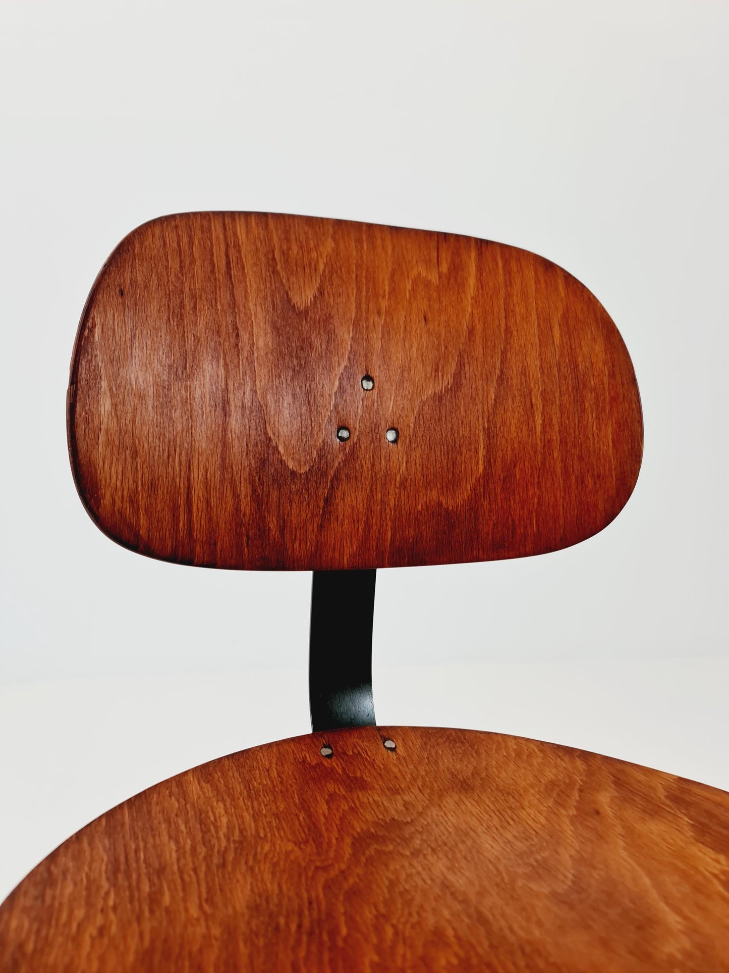 Bauhaus office chair in solid wood By Drabert 1930s