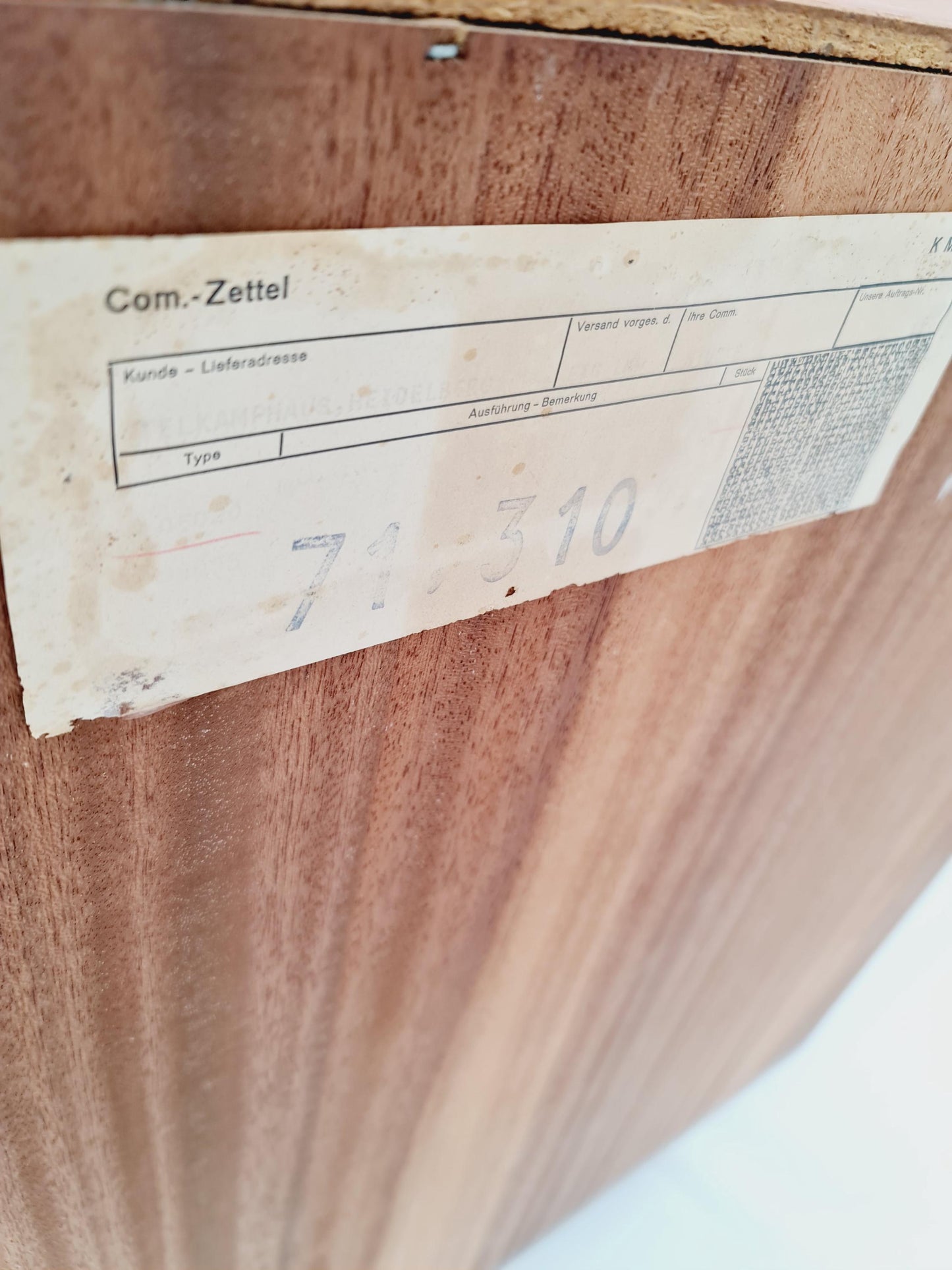 Vintage teak danish cabinet book case,By WK Möbel 1960s