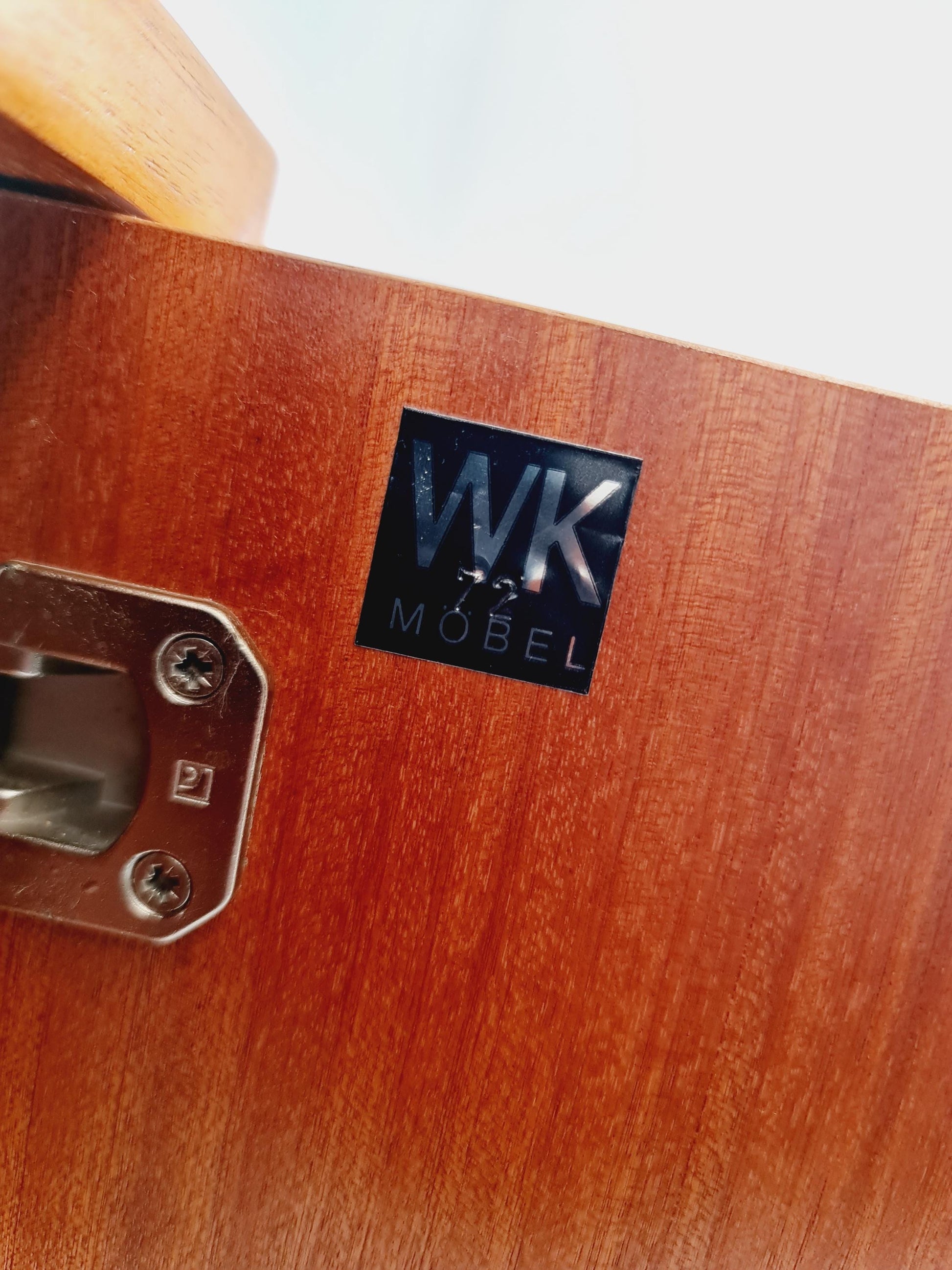 Vintage teak danish cabinet book case,By WK Möbel 1960s