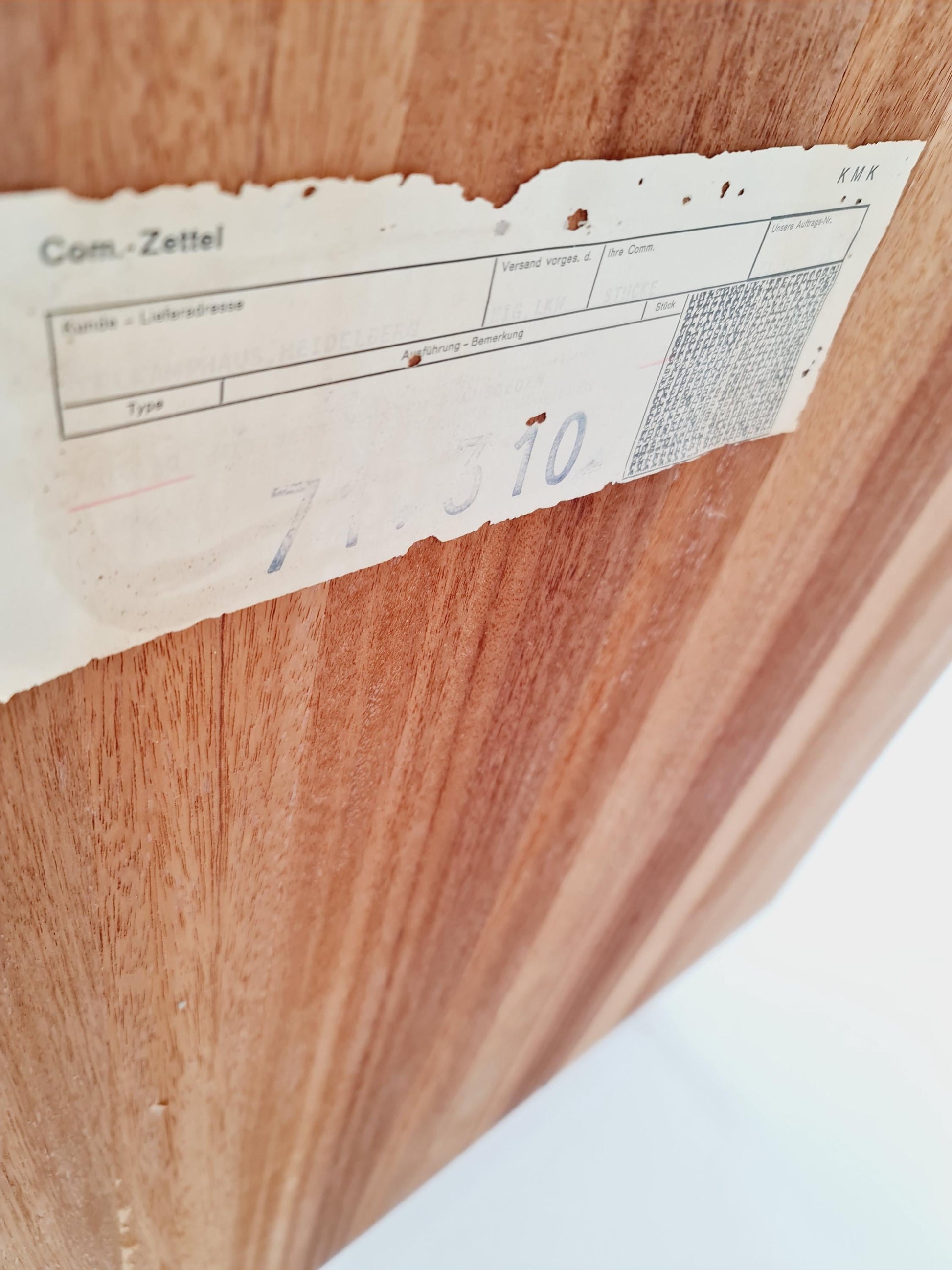Vintage German teak cabinet sideboard By Wk , 1960s