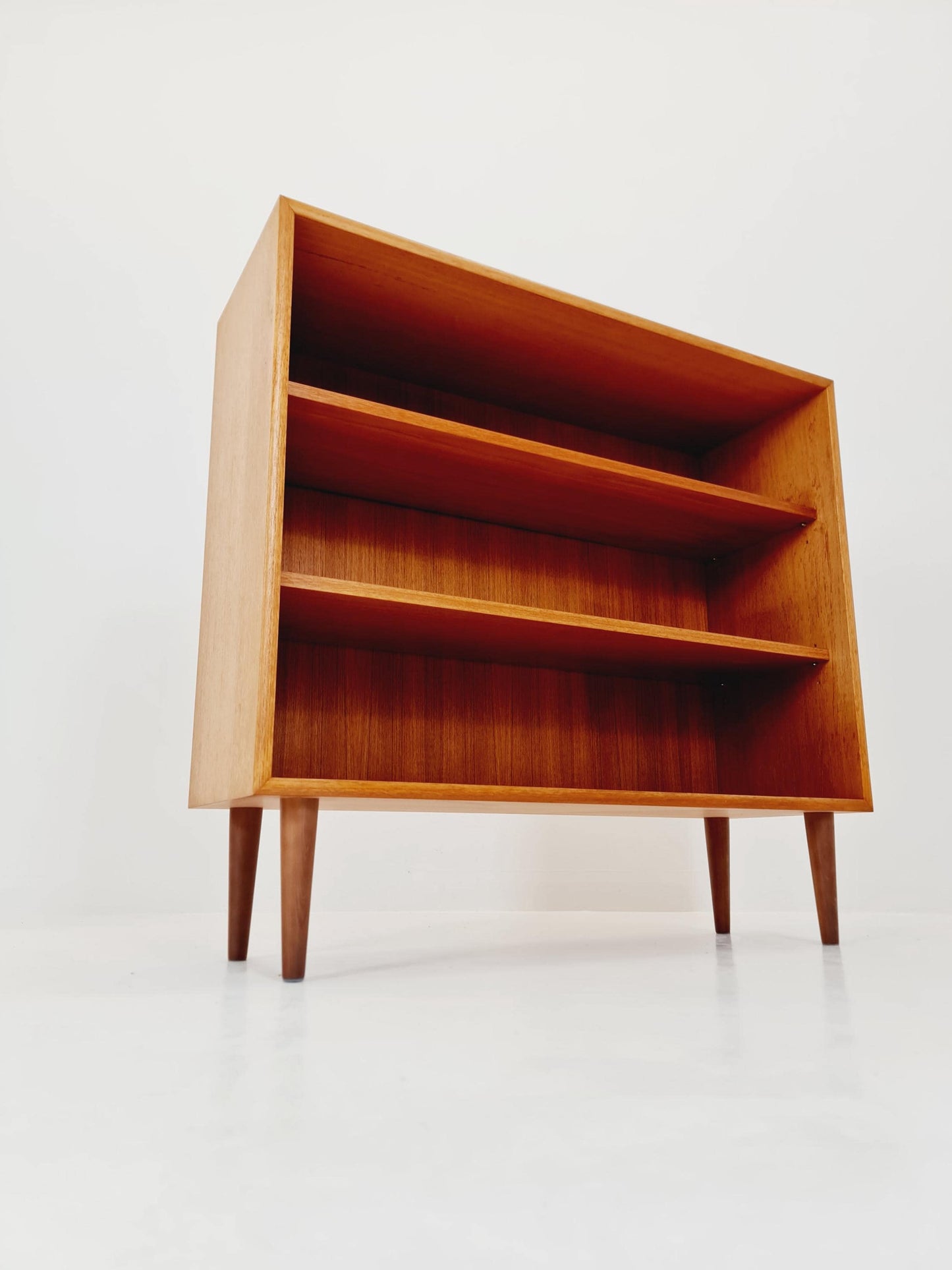 Vintage German teak cabinet sideboard By Wk , 1960s
