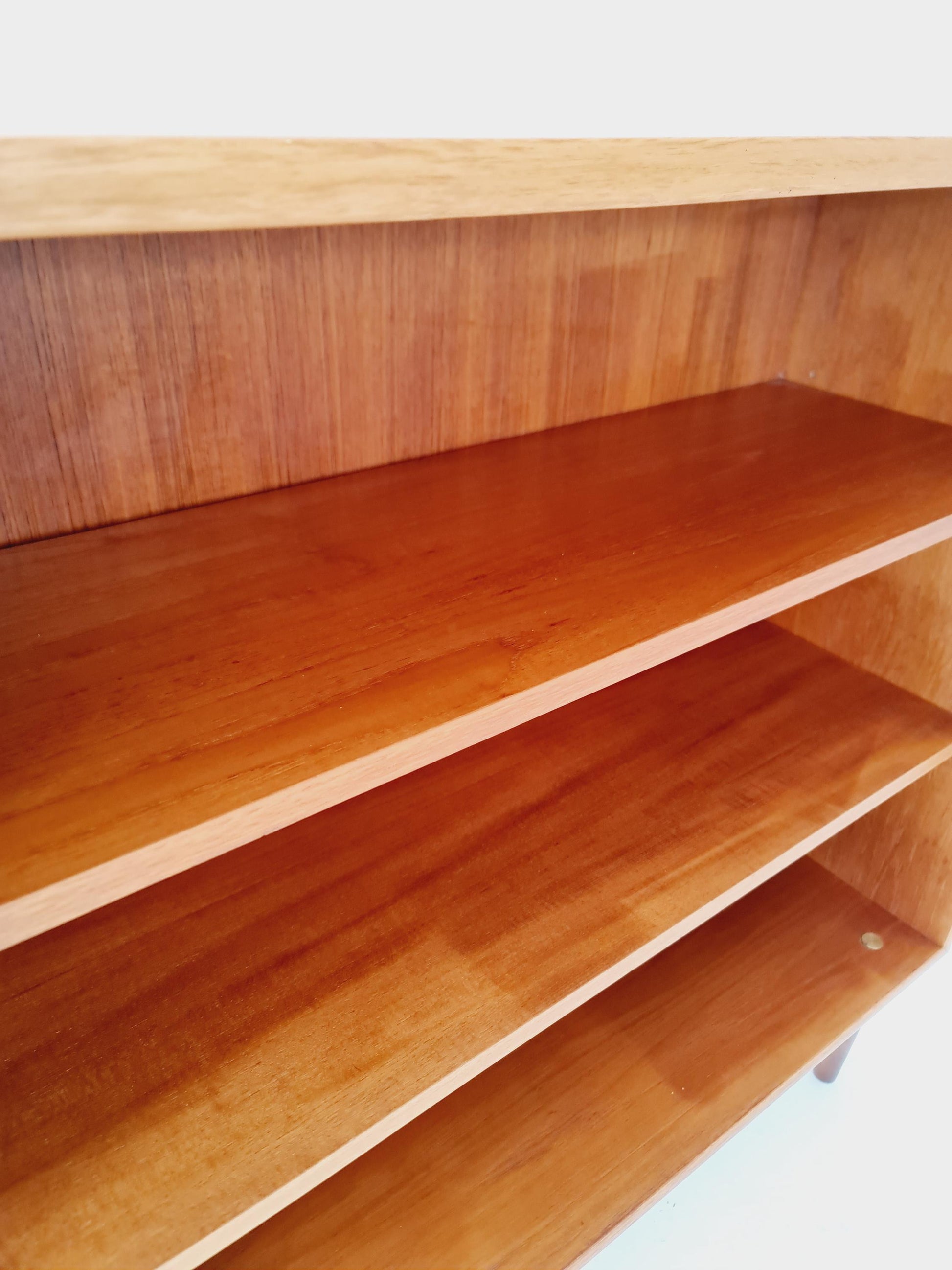 Vintage German teak cabinet sideboard By Wk , 1960s