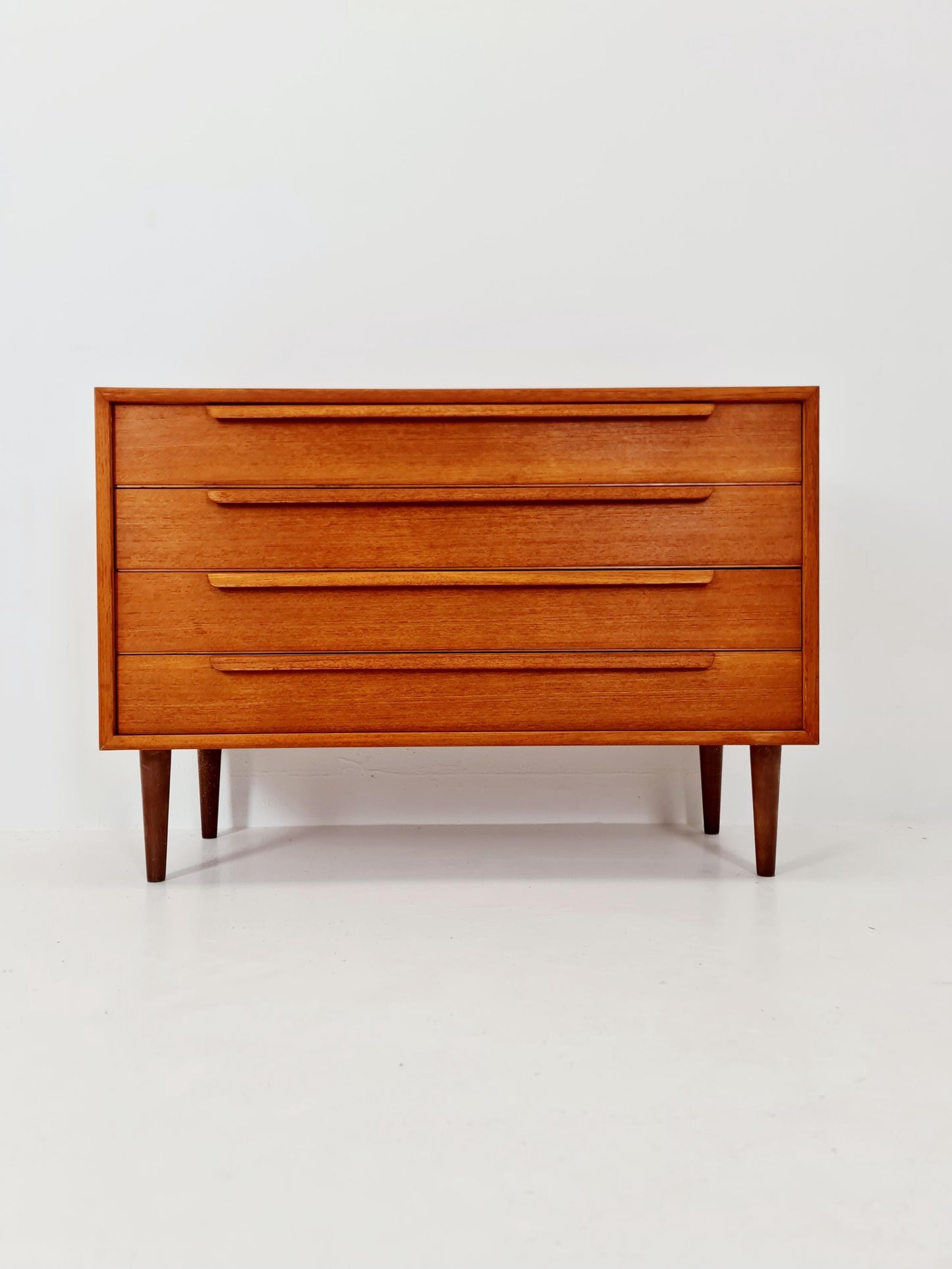 Mid century Modern German teak chest of drawers by WK möbel, 1960s