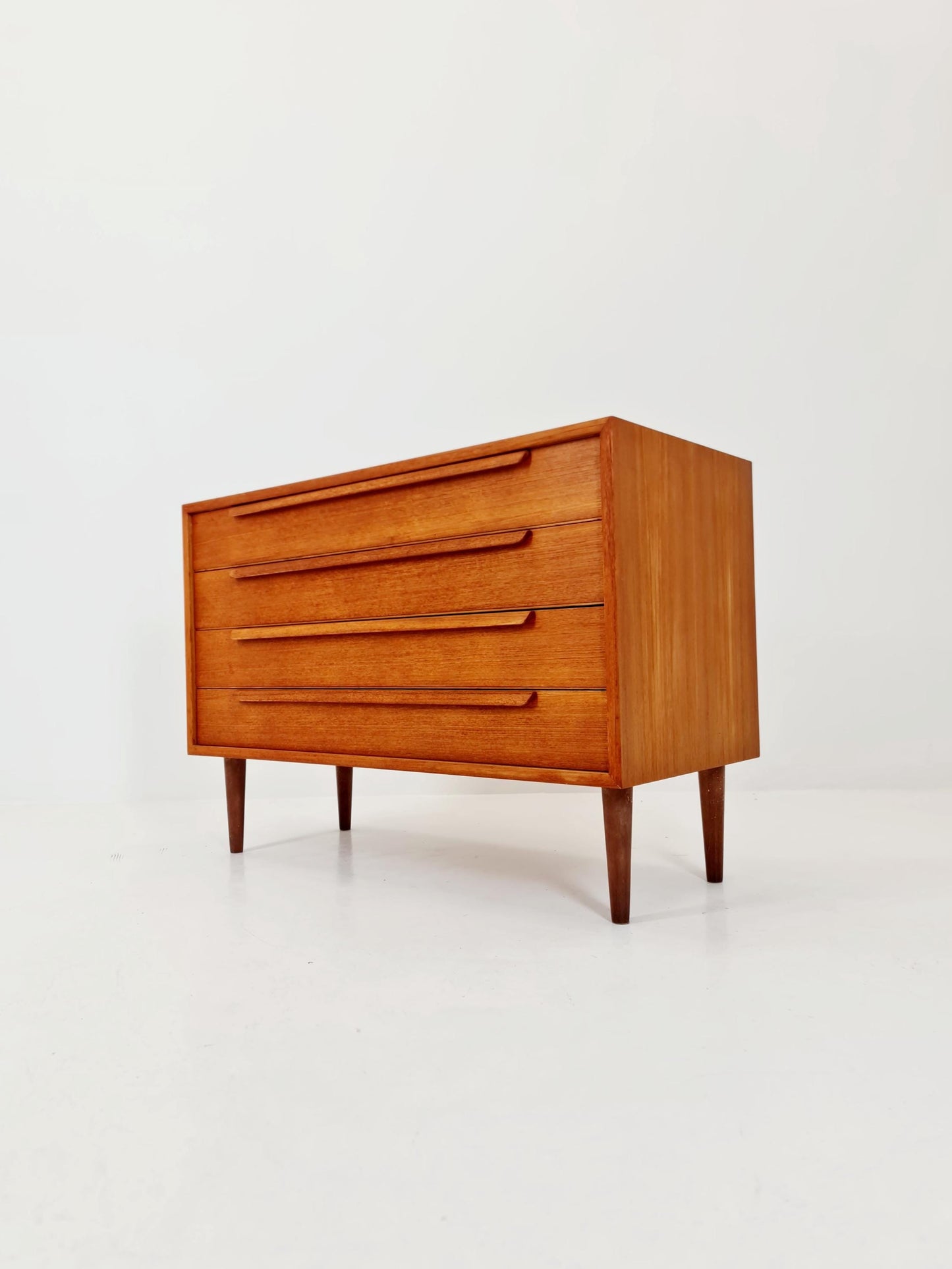 Mid century Modern German teak chest of drawers by WK möbel, 1960s