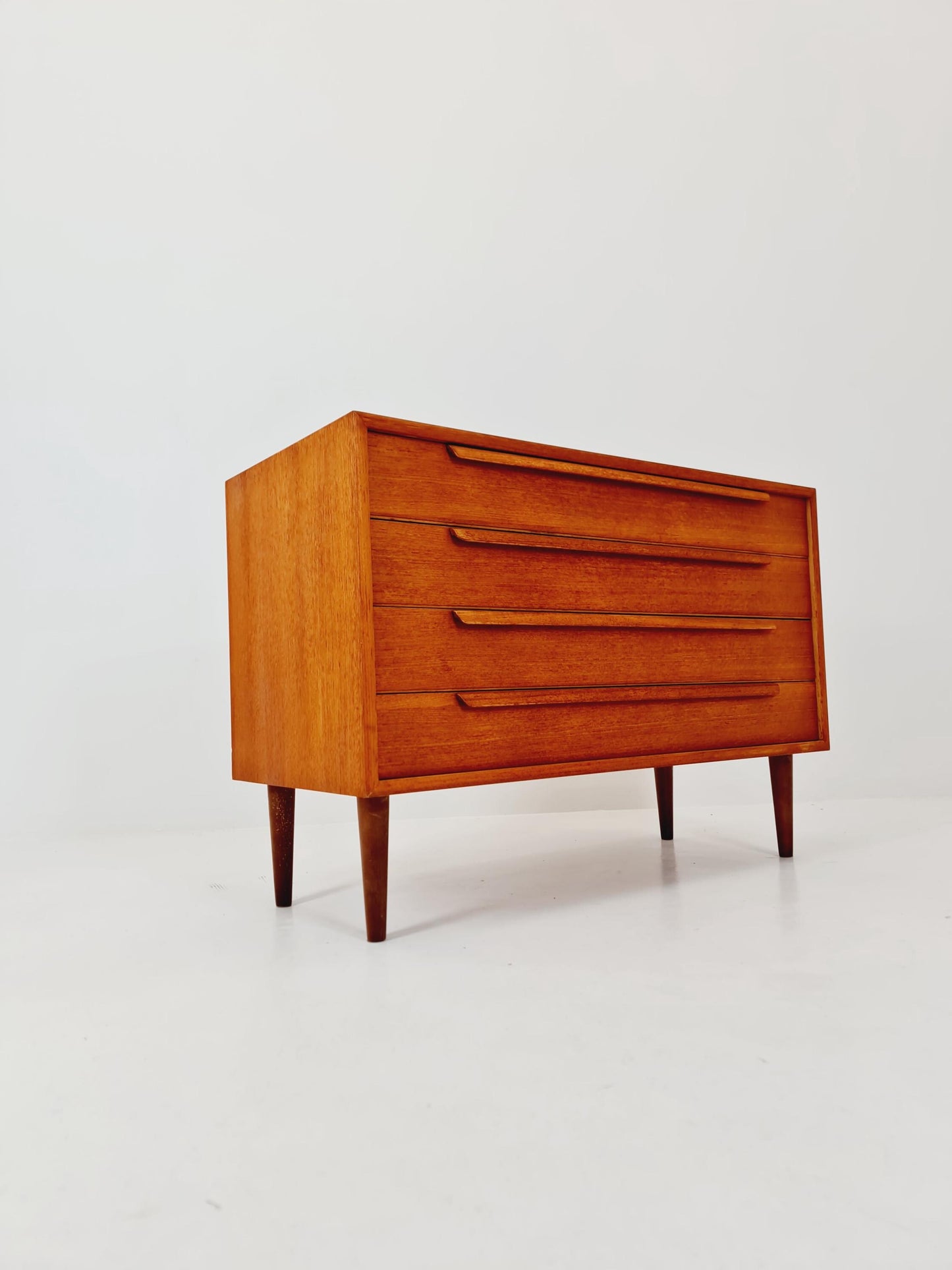 Mid century Modern German teak chest of drawers by WK möbel, 1960s