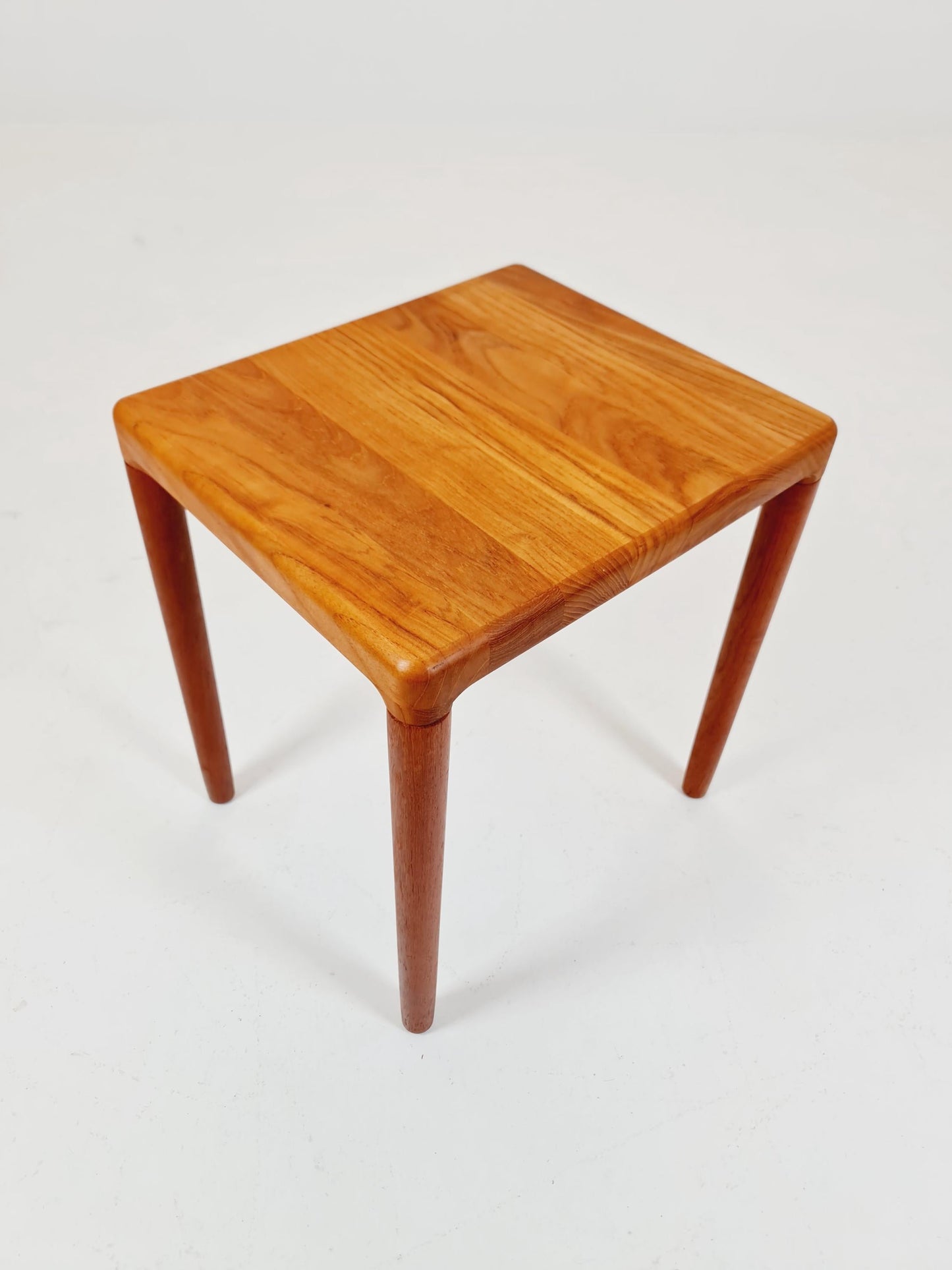 Midcentury Danish Solid teak side table by H.W Klein for Bramin 1960s