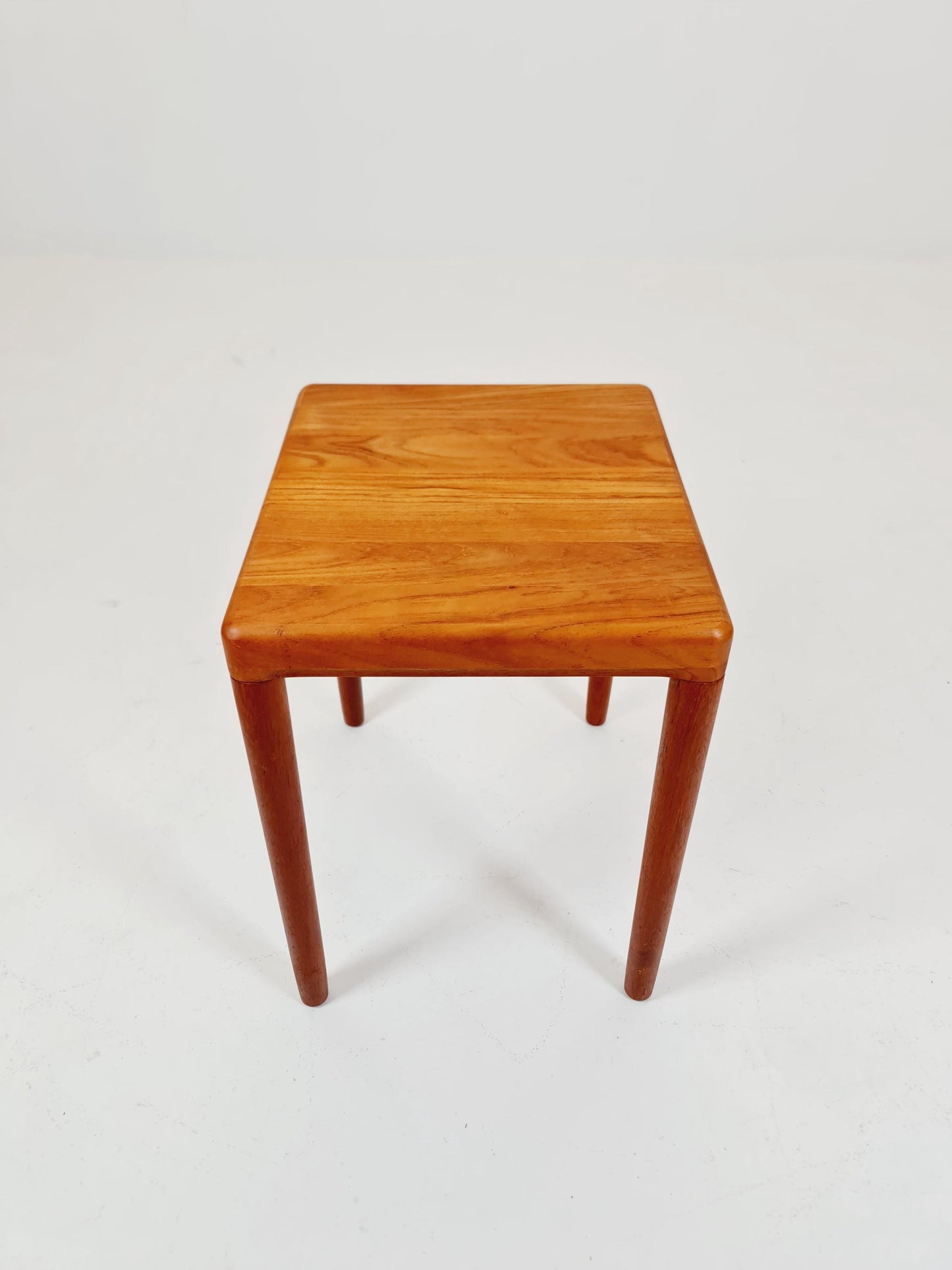 Midcentury Danish Solid teak side table by H.W Klein for Bramin 1960s