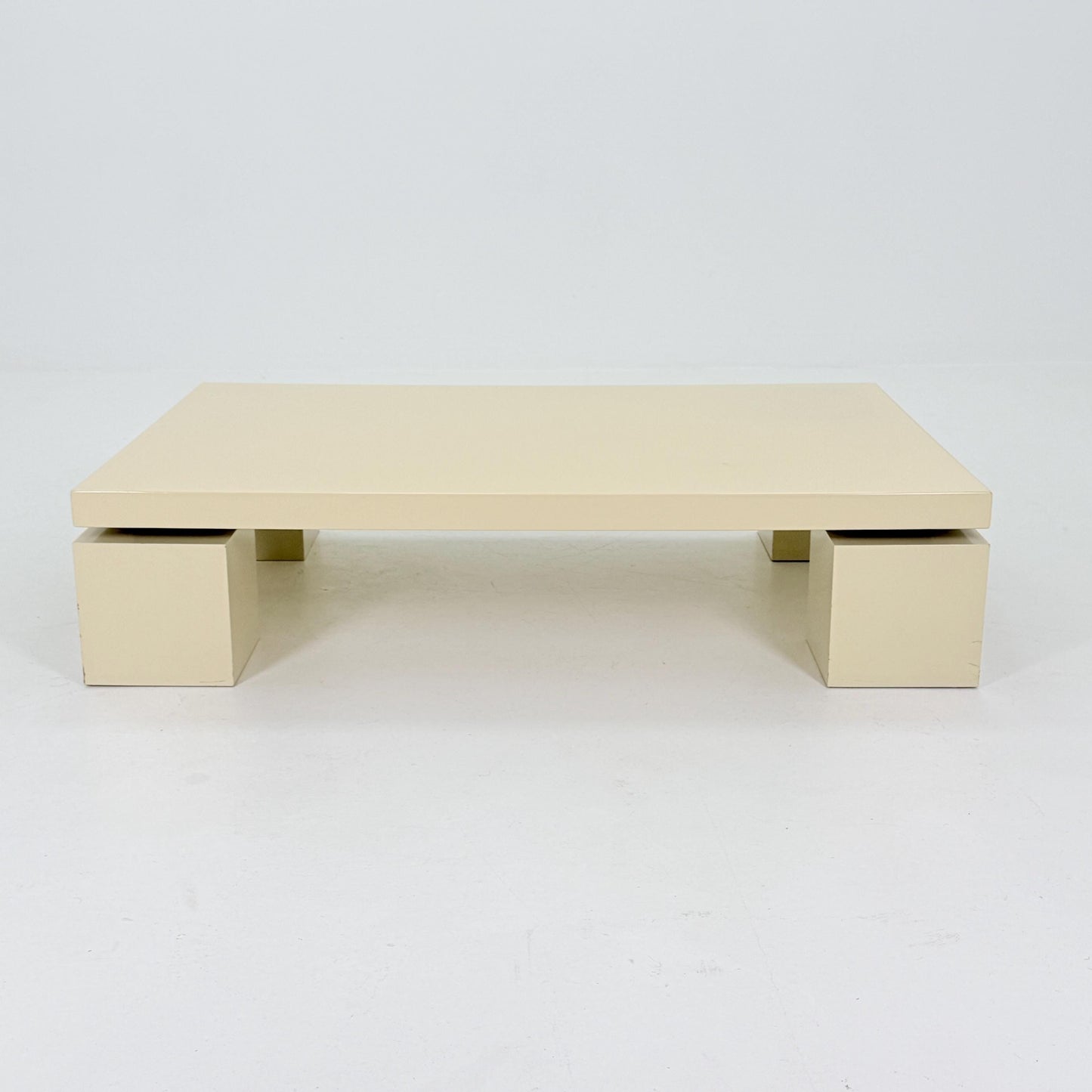 Mid century Postmodern Coffee Table by Willy Rizzo for Cidue, Italy 1970s,