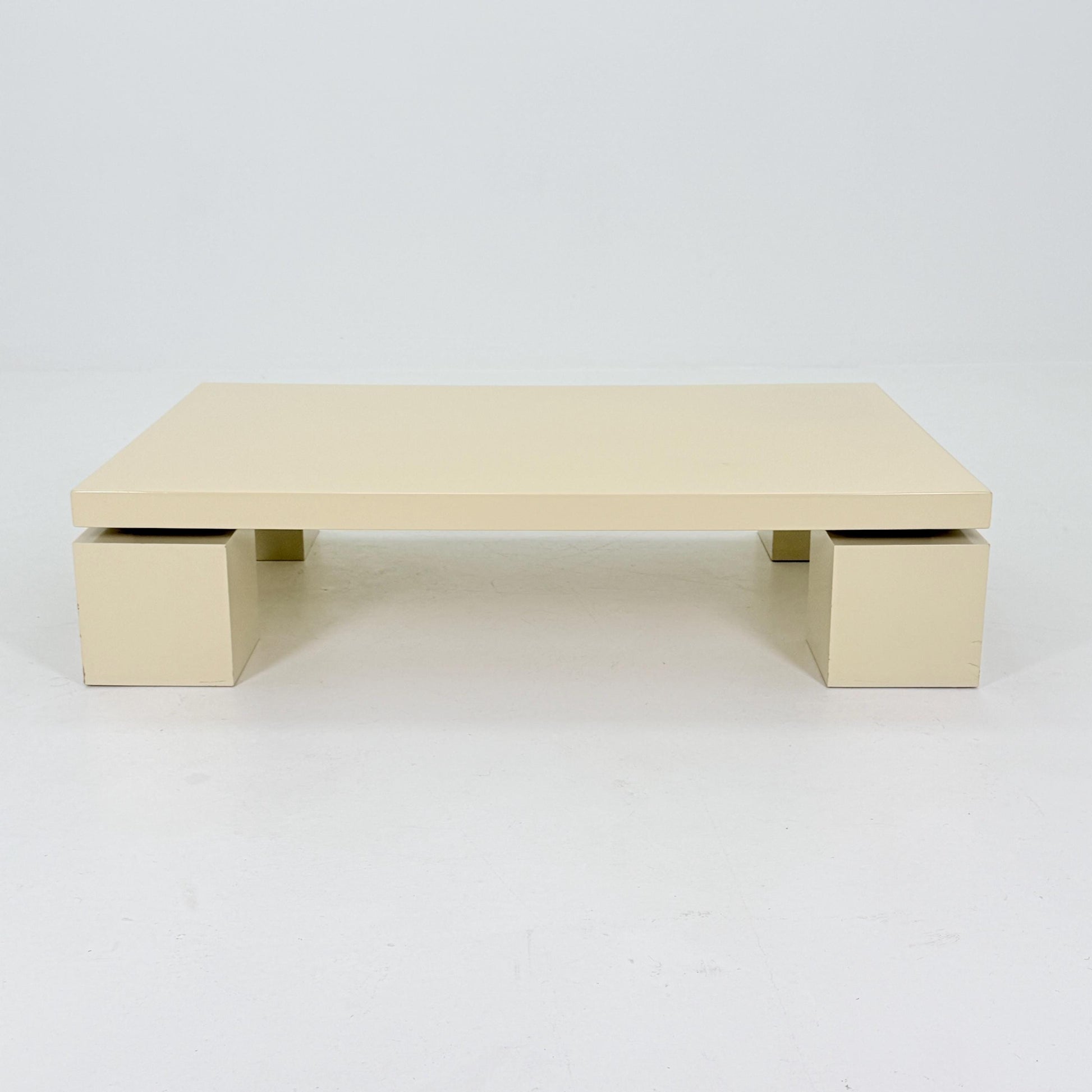 Mid century Postmodern Coffee Table by Willy Rizzo for Cidue, Italy 1970s,