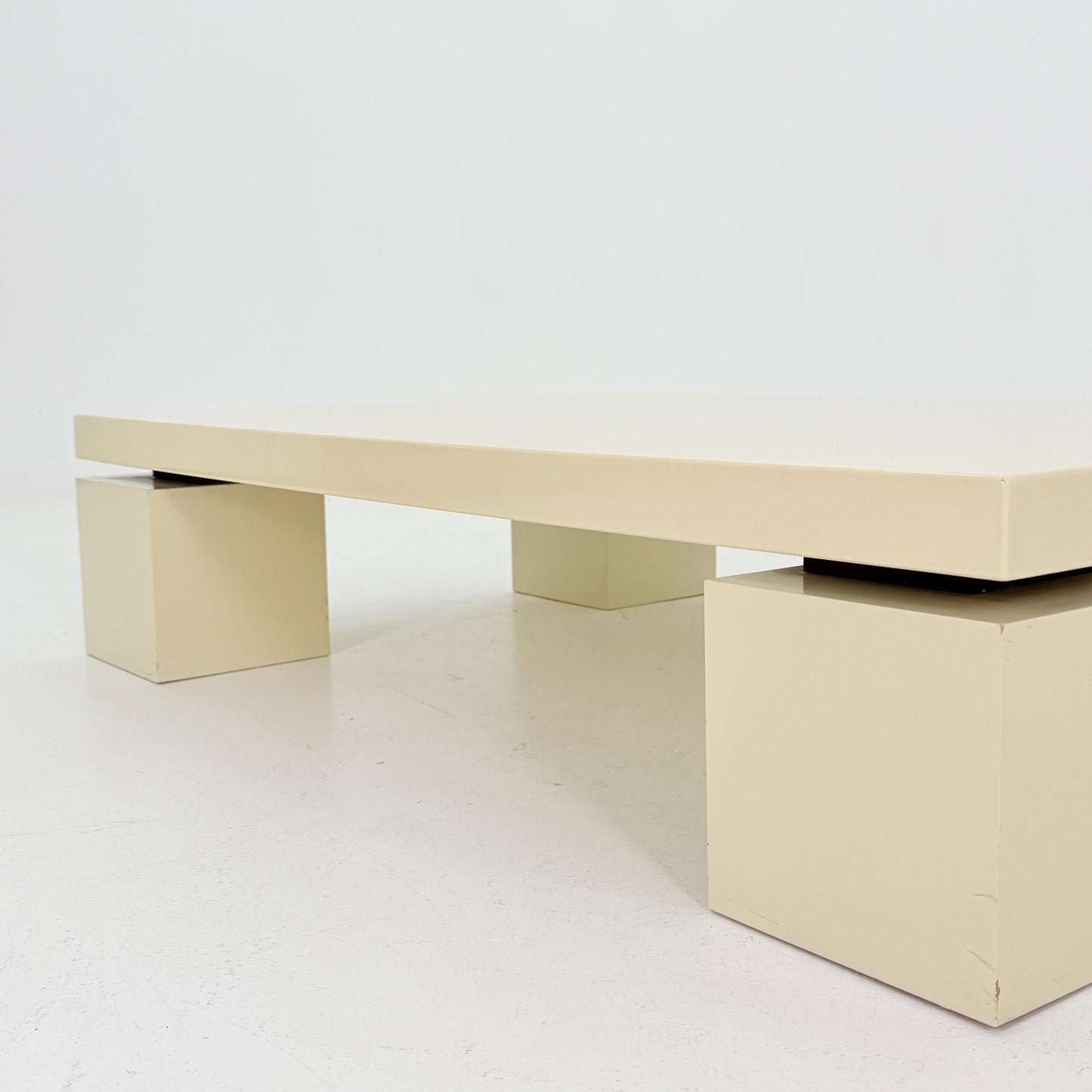 Mid century Postmodern Coffee Table by Willy Rizzo for Cidue, Italy 1970s,