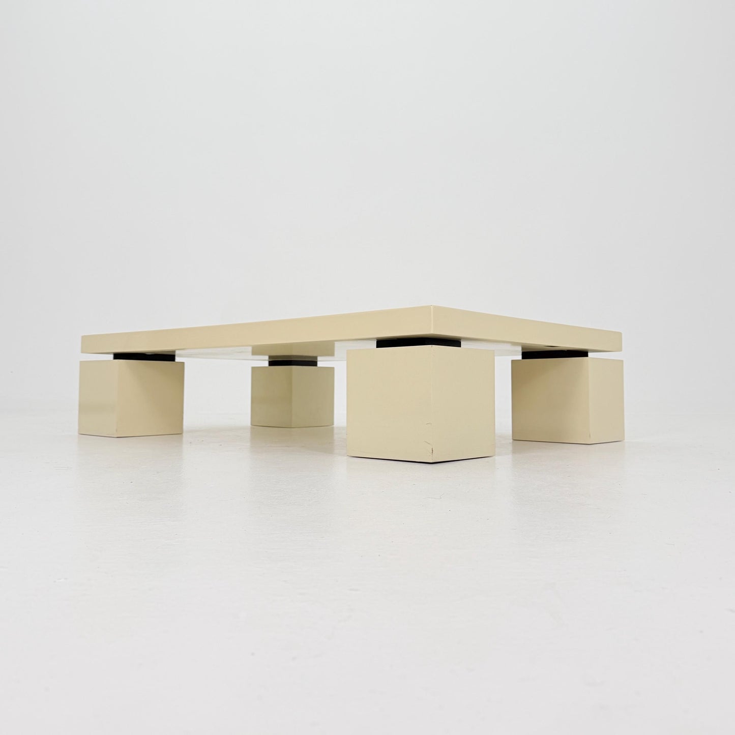 Mid century Postmodern Coffee Table by Willy Rizzo for Cidue, Italy 1970s,
