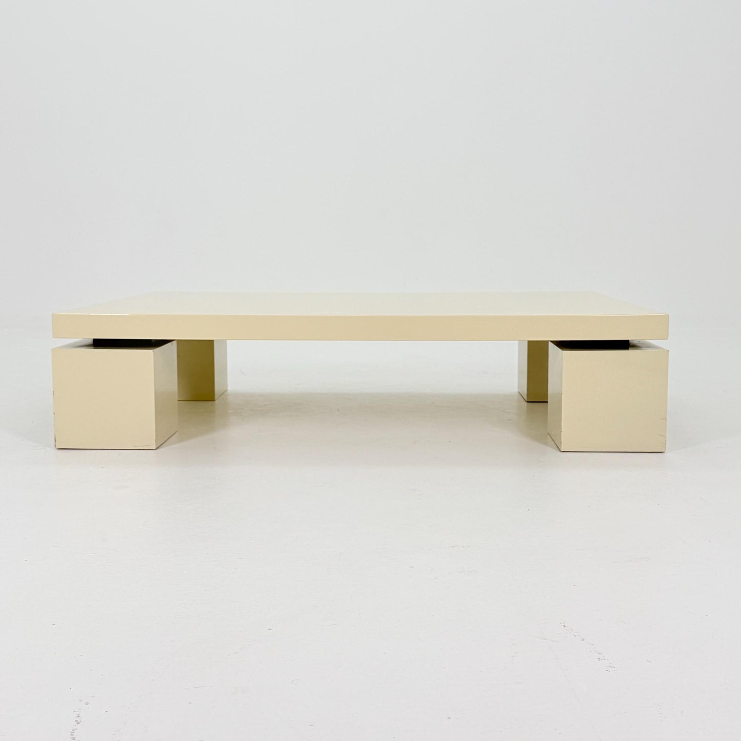 Mid century Postmodern Coffee Table by Willy Rizzo for Cidue, Italy 1970s,