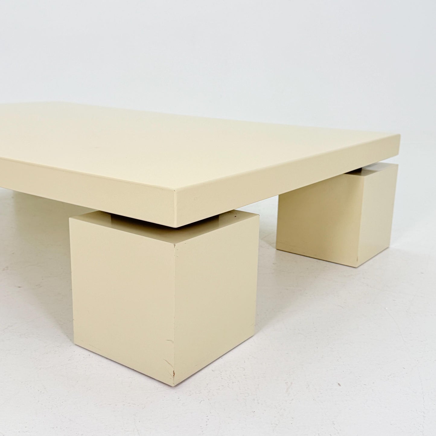 Mid century Postmodern Coffee Table by Willy Rizzo for Cidue, Italy 1970s,
