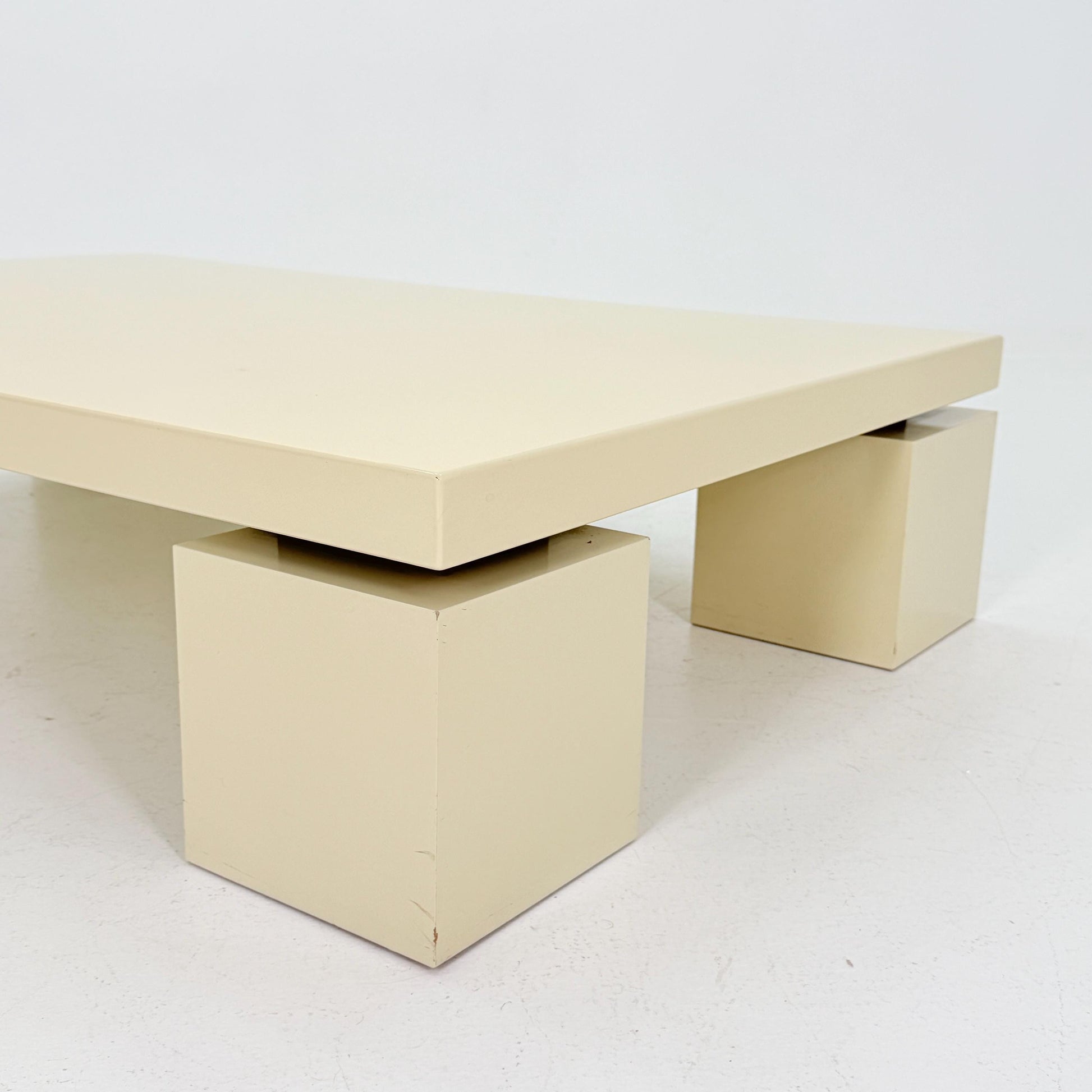 Mid century Postmodern Coffee Table by Willy Rizzo for Cidue, Italy 1970s,