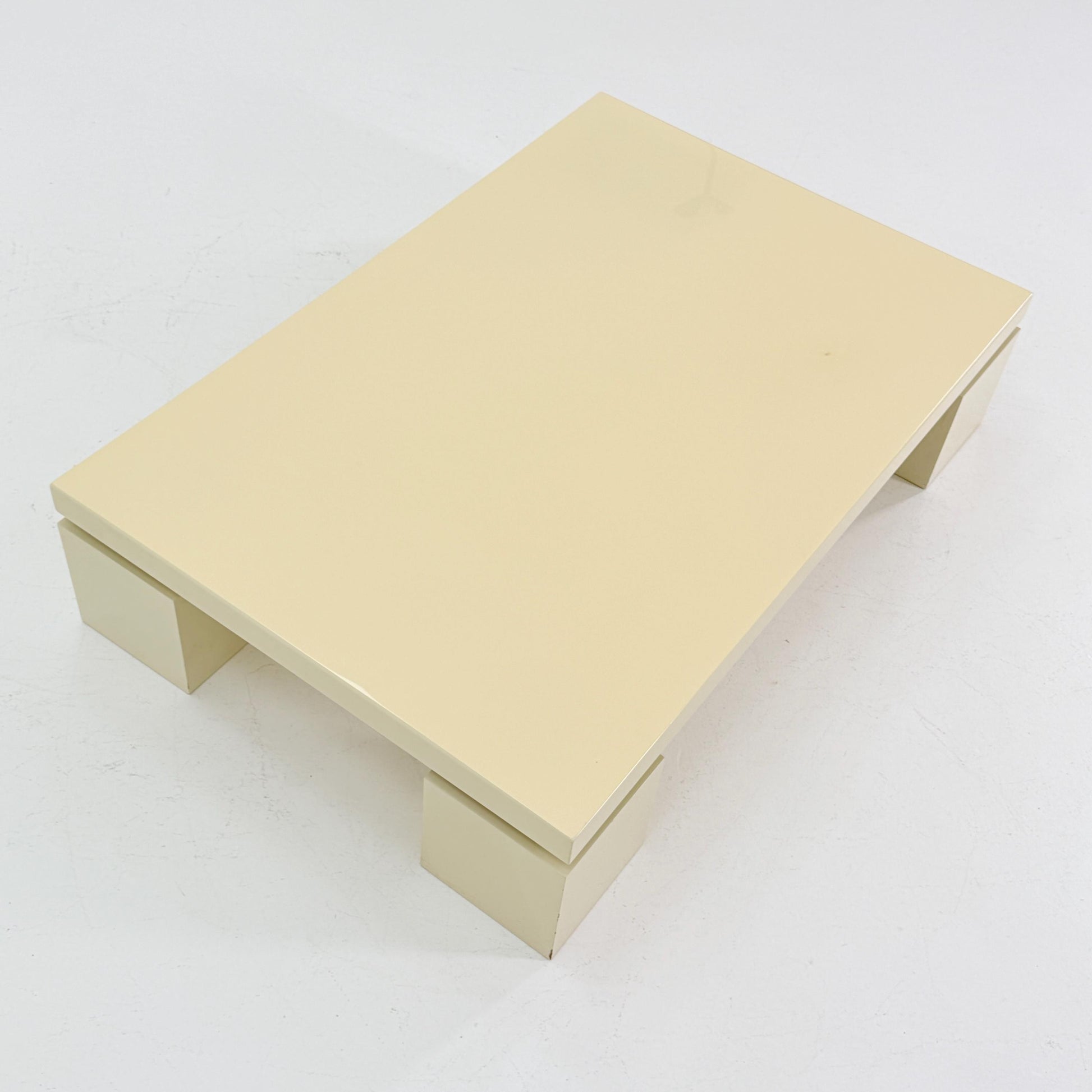 Mid century Postmodern Coffee Table by Willy Rizzo for Cidue, Italy 1970s,