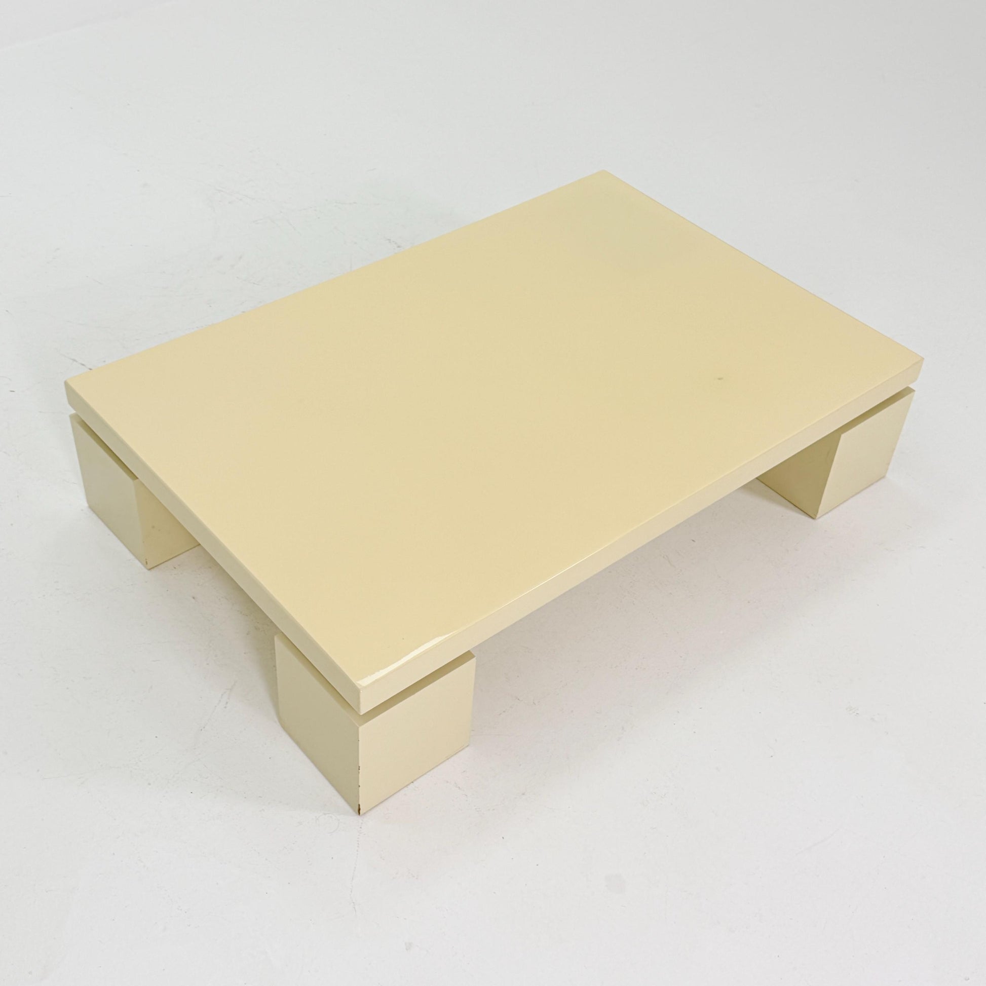 Mid century Postmodern Coffee Table by Willy Rizzo for Cidue, Italy 1970s,