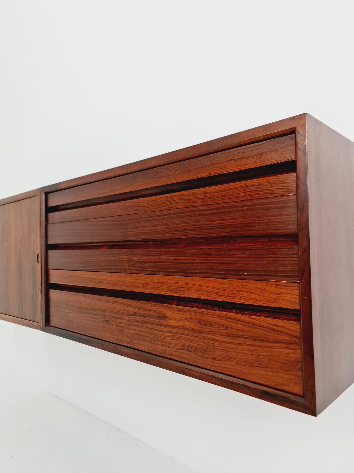 Mid century Danish Rosewood floating sideboard / 2 cabinets by Poul Cadovius for Royal, Denmark, 1960s