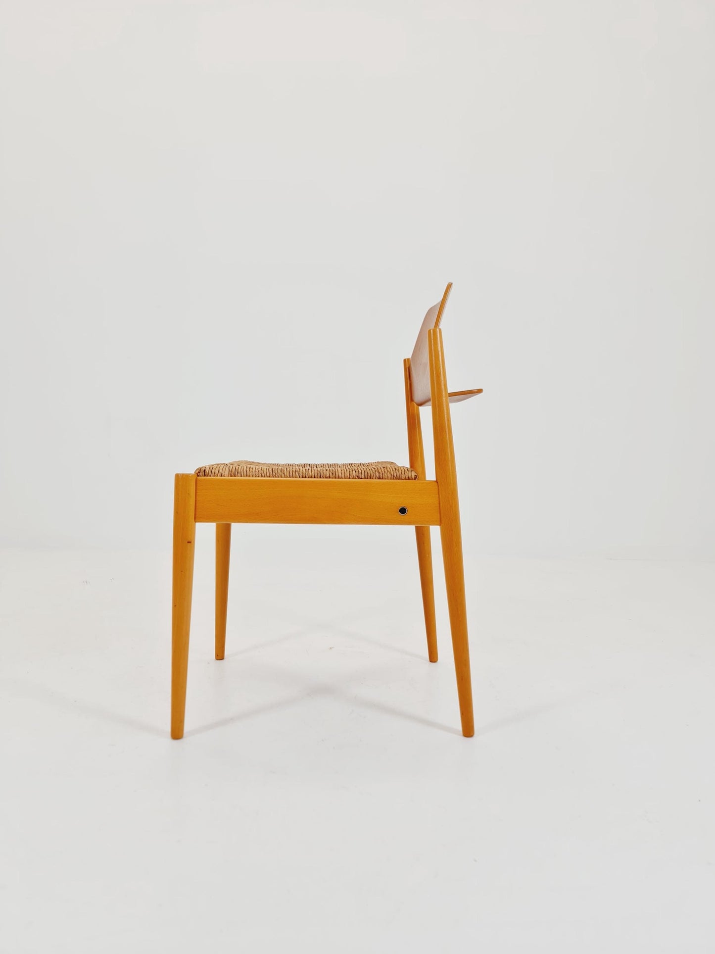 Vintage Teak German Dining Chair by Egon Eiermann for Wilde and Spieth , 1950s,