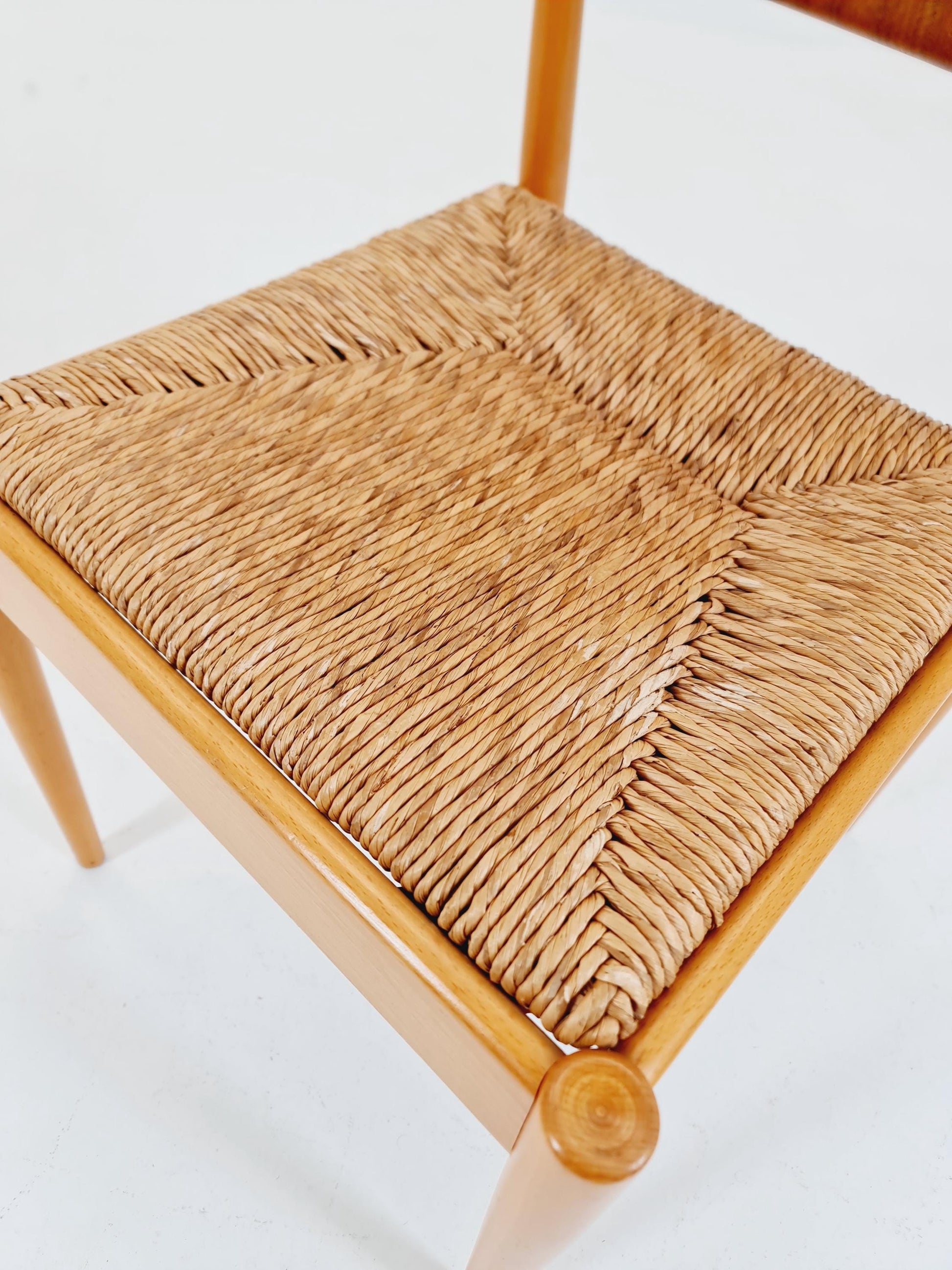 Vintage Teak German Dining Chair by Egon Eiermann for Wilde and Spieth , 1950s,