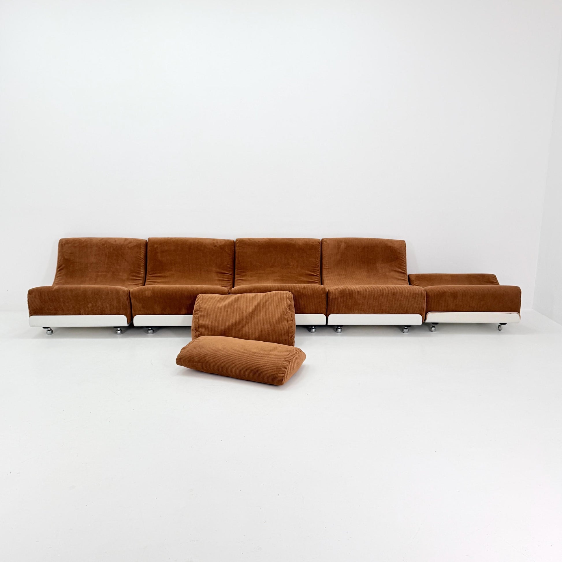 Set of 5 Mid-Century Modular Orbis Sofa Set by Luigi Colani for COR, 1970s Germany