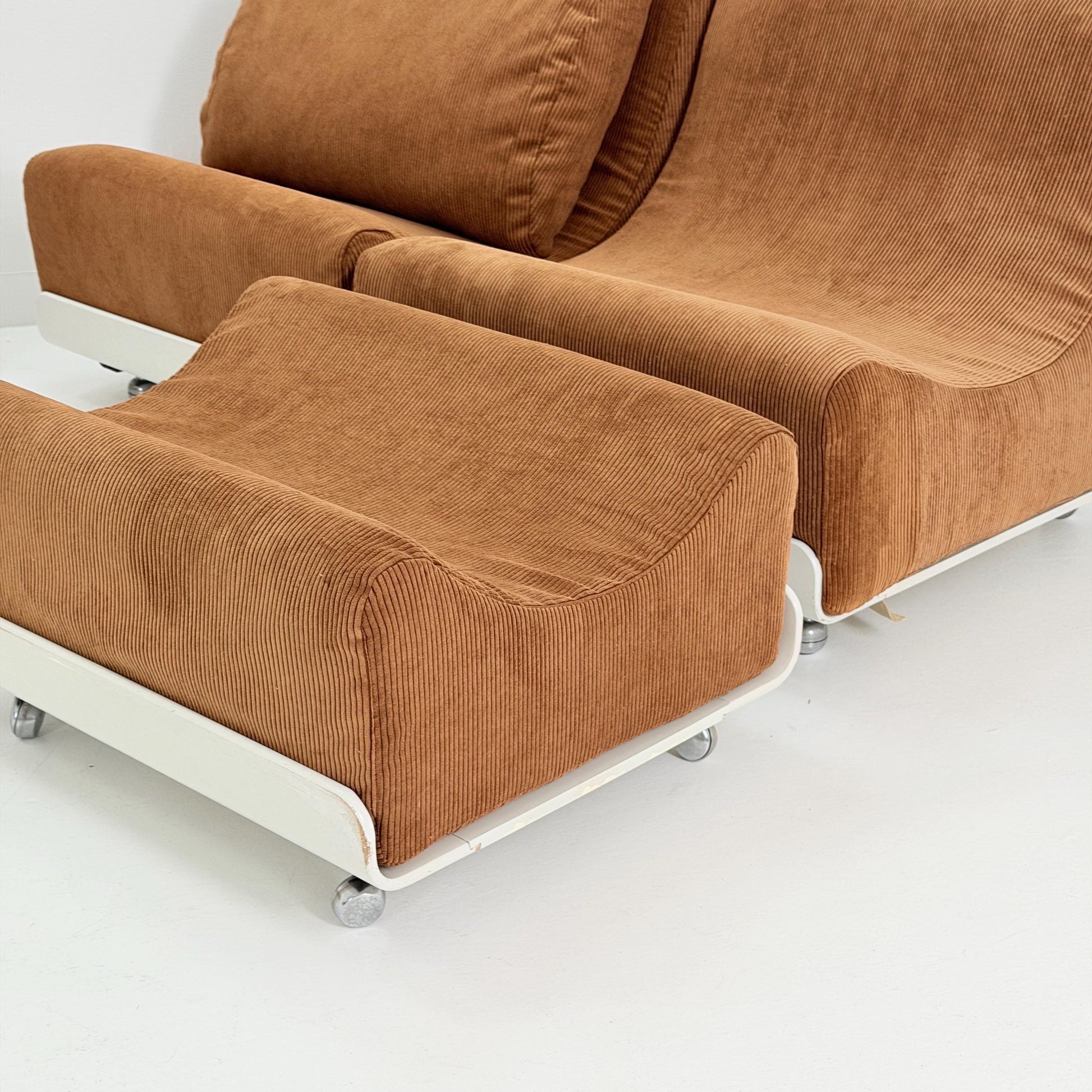 Set of 5 Mid-Century Modular Orbis Sofa Set by Luigi Colani for COR, 1970s Germany