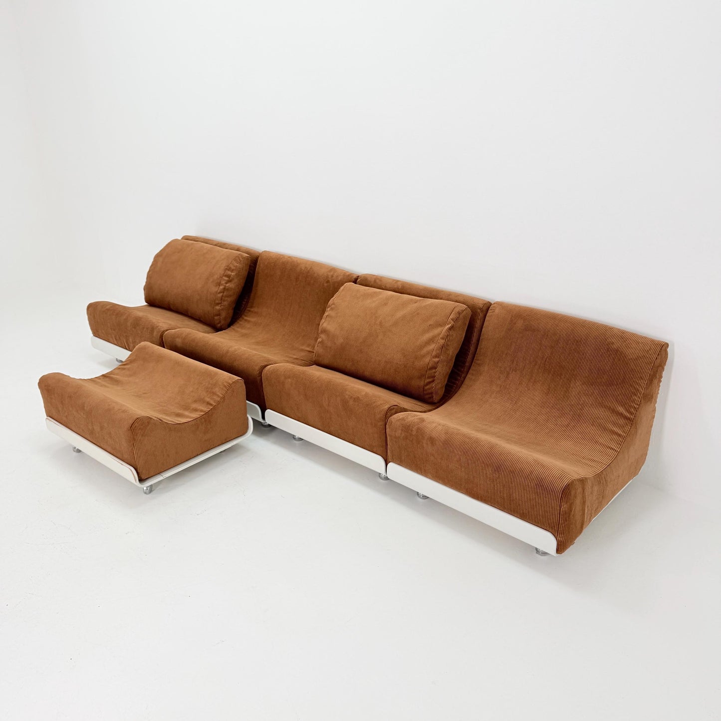 Set of 5 Mid-Century Modular Orbis Sofa Set by Luigi Colani for COR, 1970s Germany