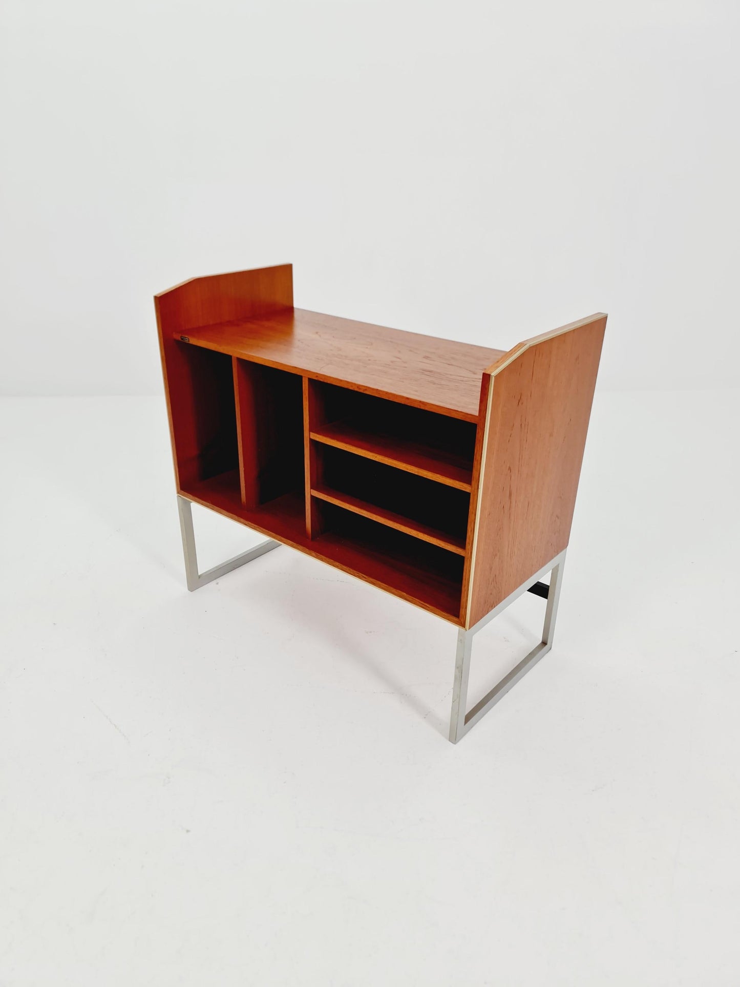 Mid century Danish teak hallway cabinet, Record cabinet By Bang &Olufsen 1960s