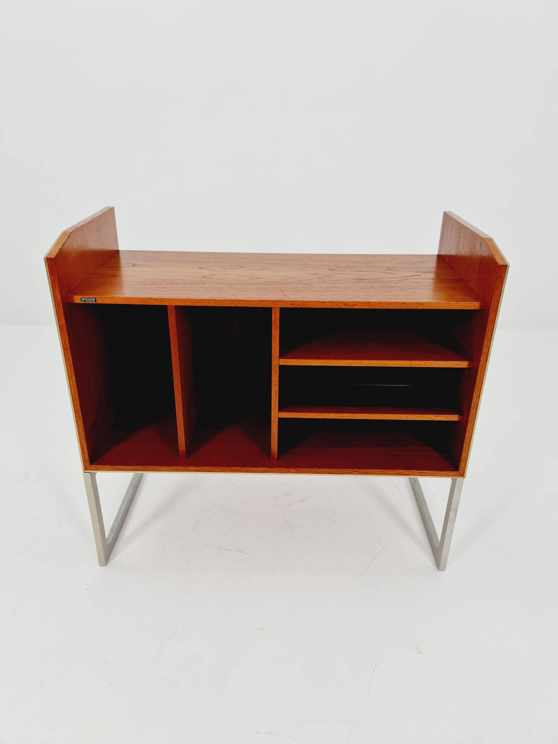 Mid century Danish teak hallway cabinet, Record cabinet By Bang &Olufsen 1960s