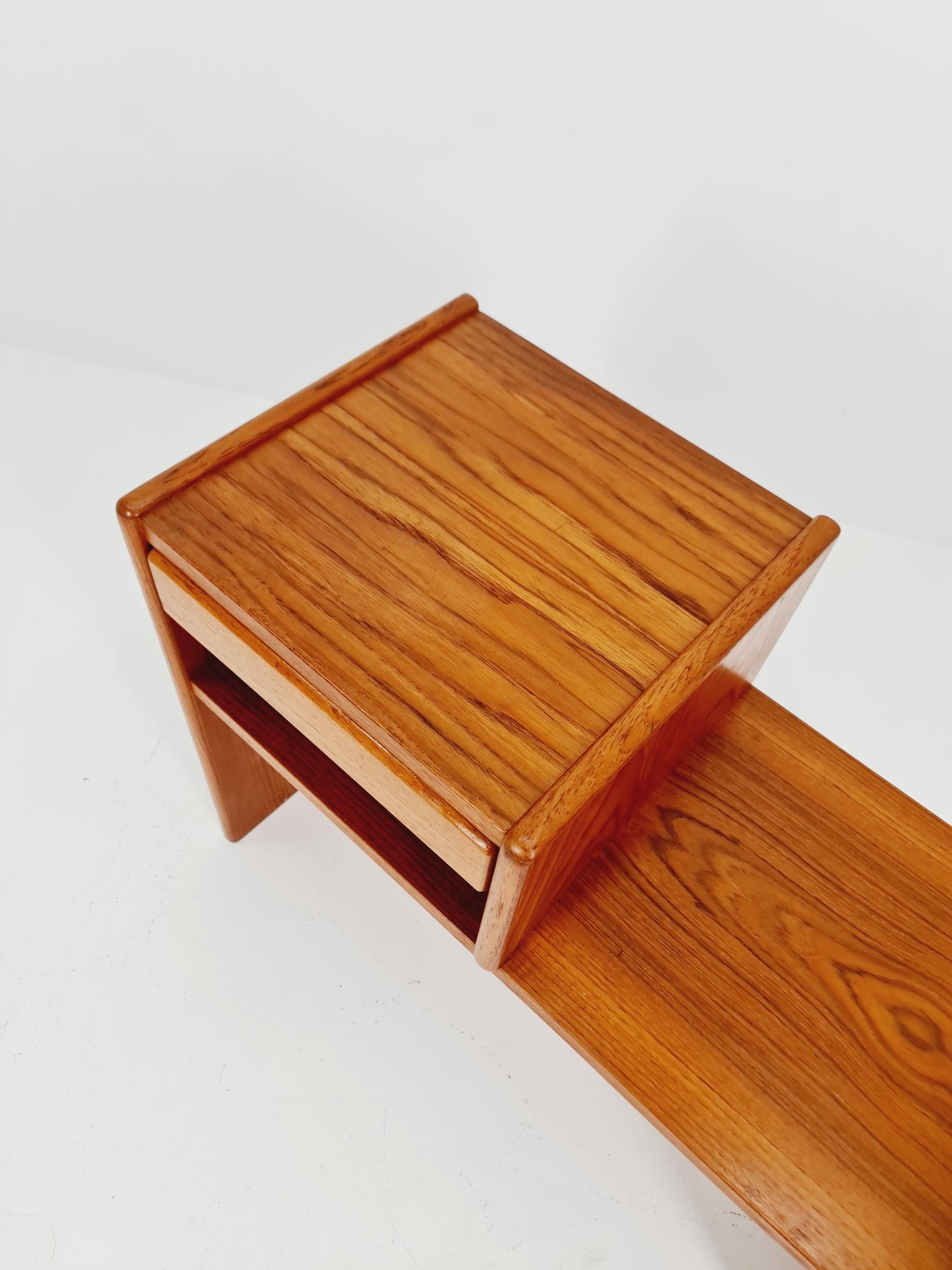 Danish teak telefon table/ hallway table By Bornholm Möbelfabrik, 1960s