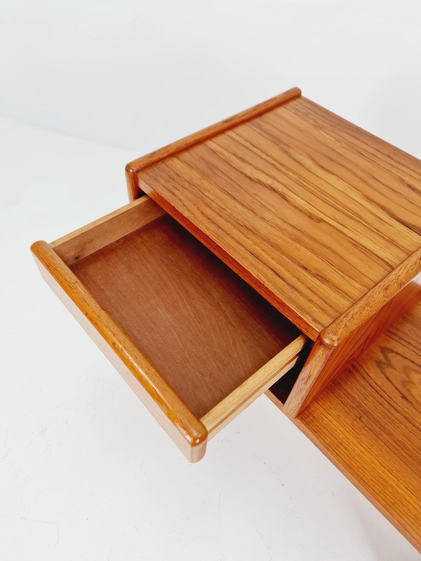 Danish teak telefon table/ hallway table By Bornholm Möbelfabrik, 1960s