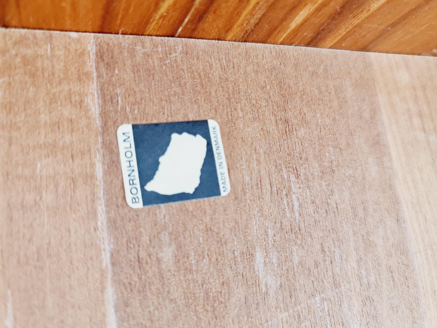 Danish teak telefon table/ hallway table By Bornholm Möbelfabrik, 1960s