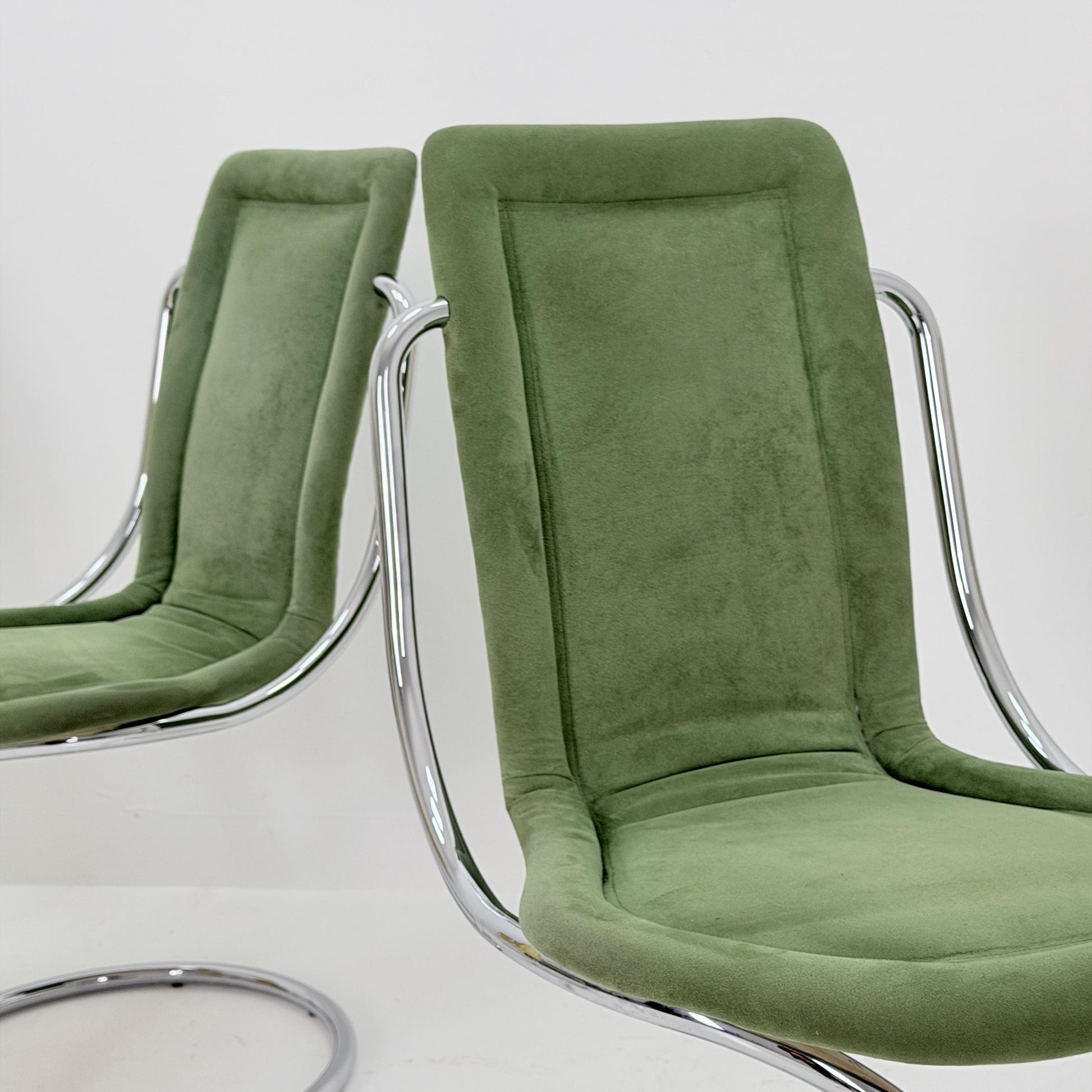 Set of 6 Mid Century Italian Dining Chairs by Tecnosalotto, 1970s