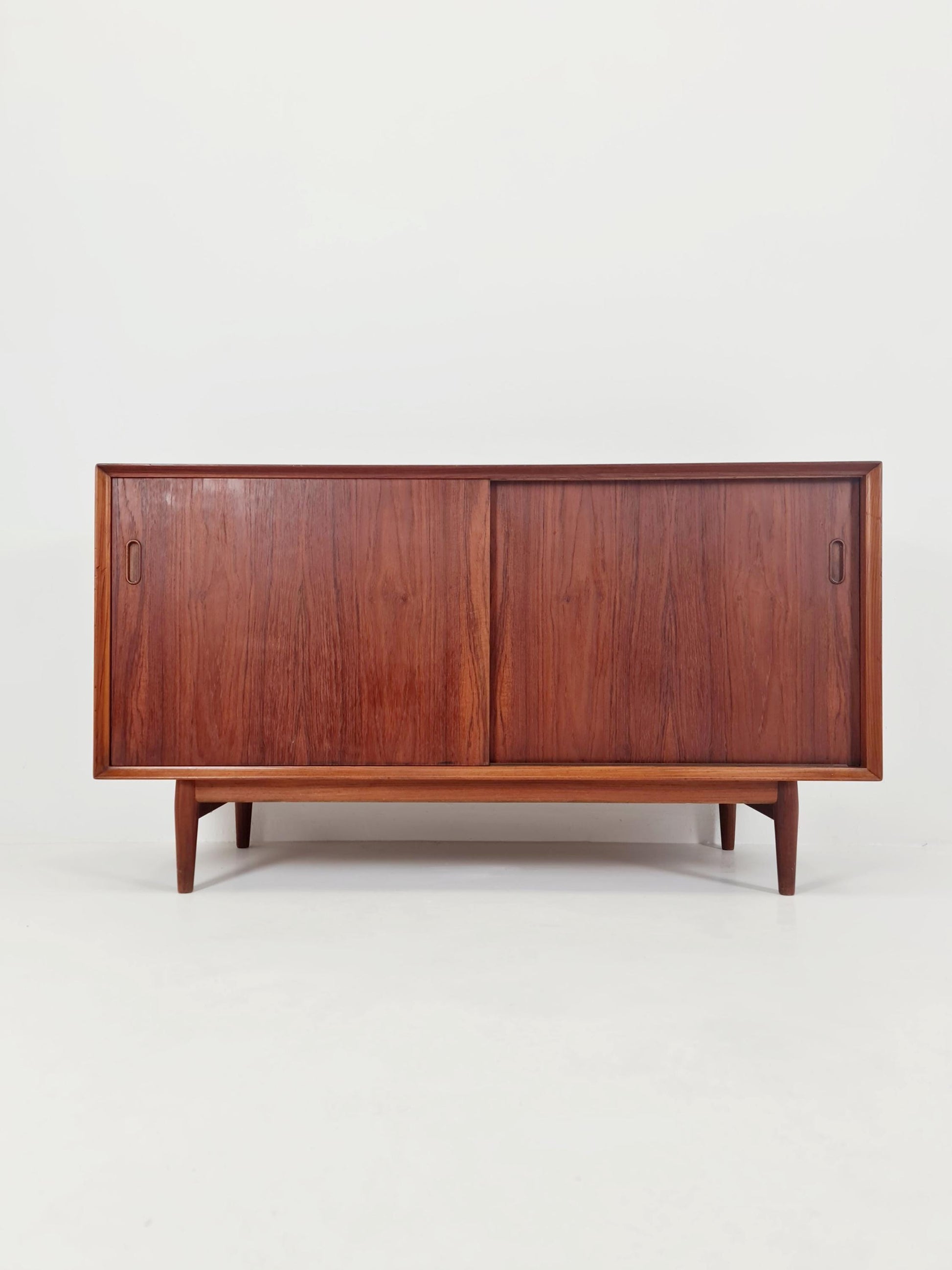 Rare Mid century Dansih Teak Sideboard with Revolving doors by Arne Vodder for Sebast , 1960s