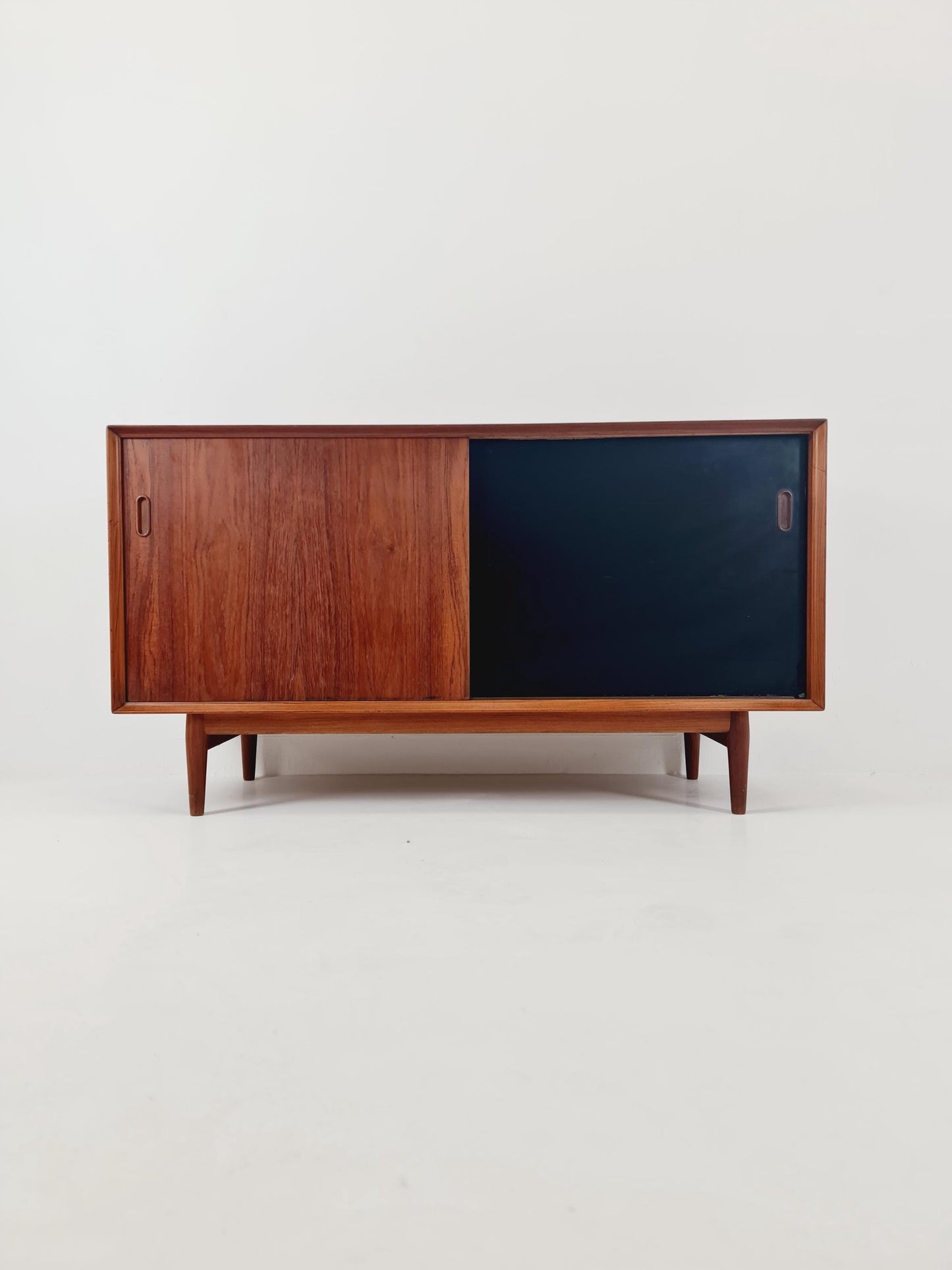 Rare Mid century Dansih Teak Sideboard with Revolving doors by Arne Vodder for Sebast , 1960s