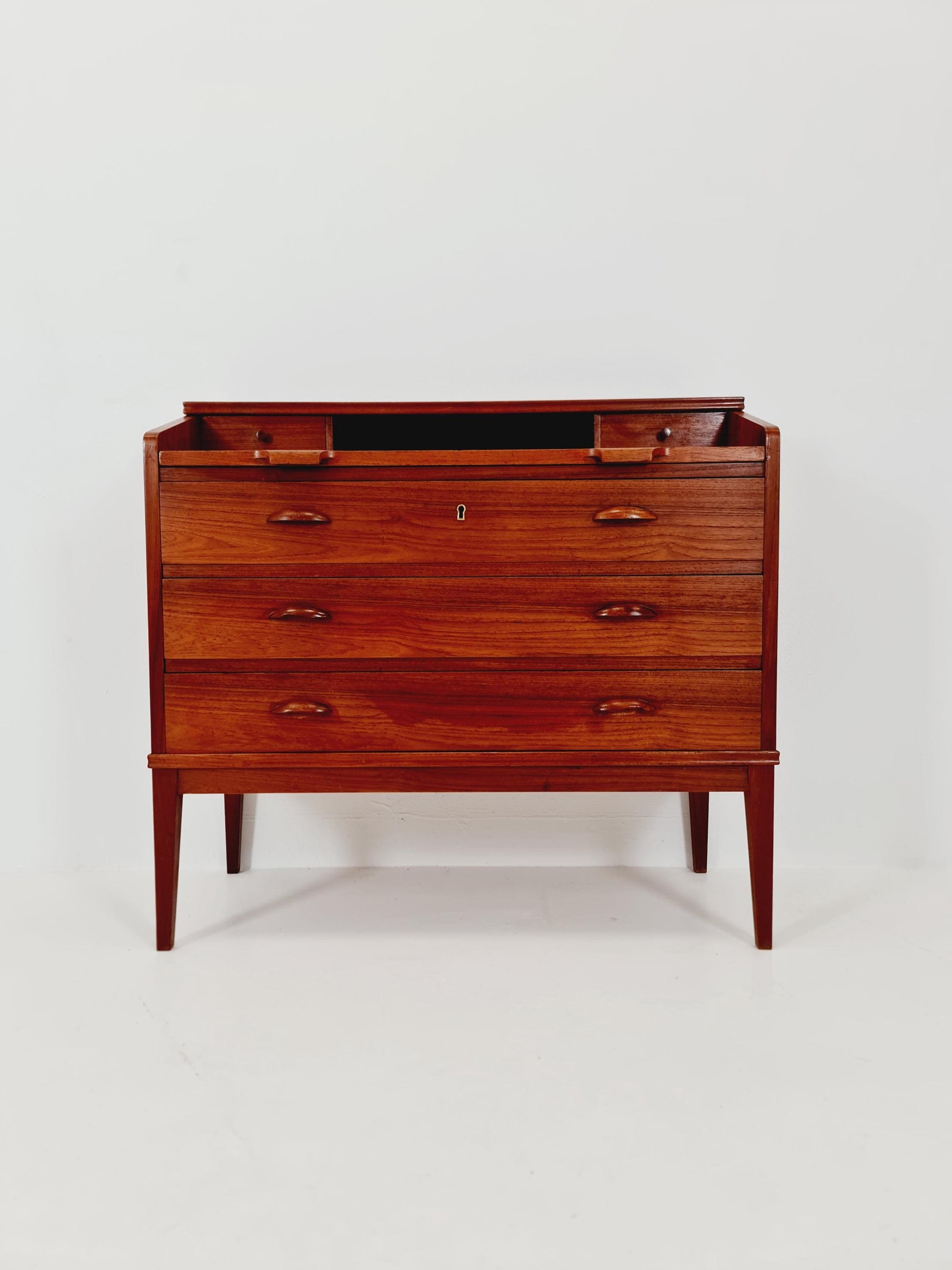 Midcentury Danish vintage teak secretary, vanity /Make up table By Riis Antonsen , 1960s