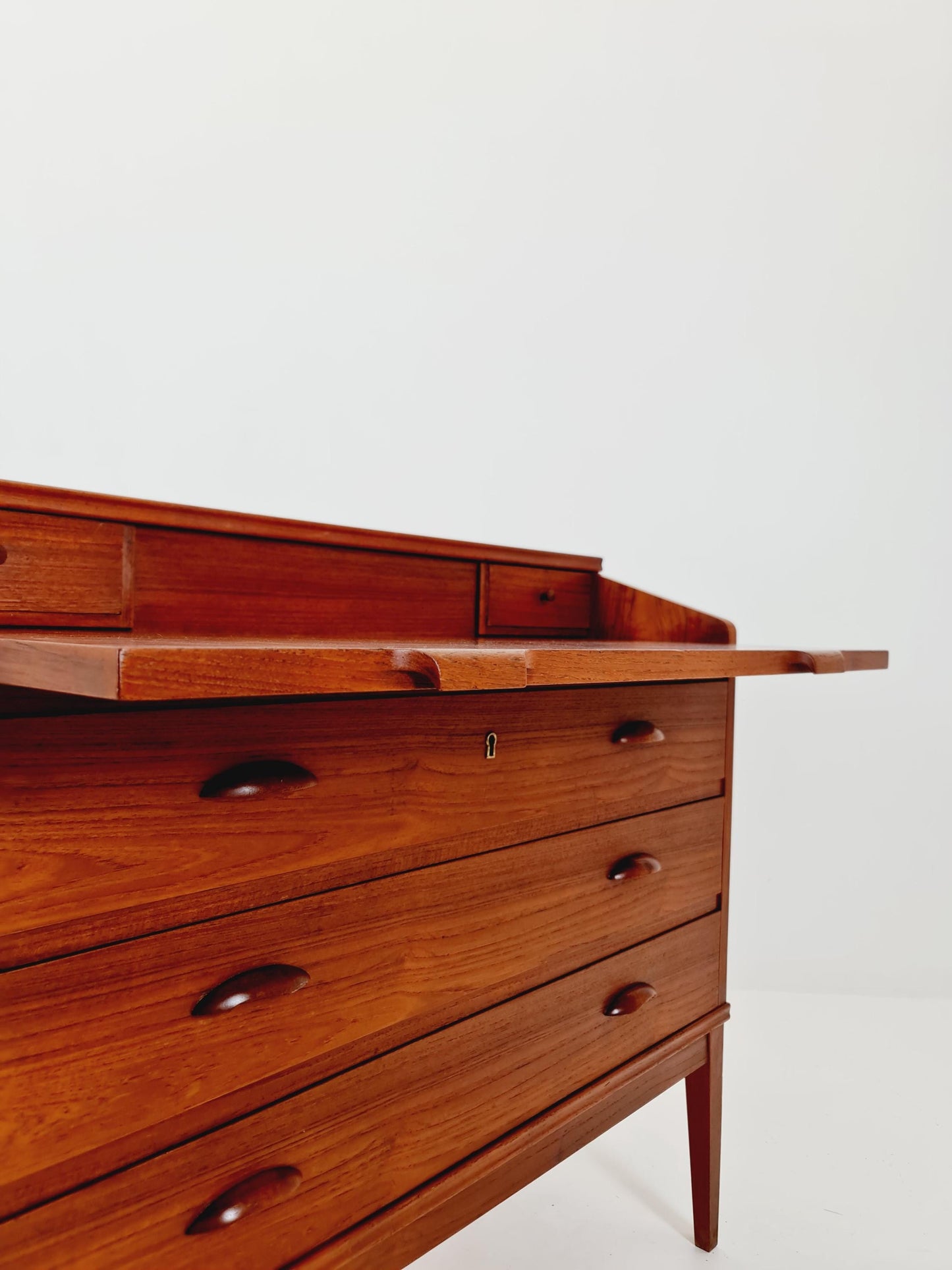 Midcentury Danish vintage teak secretary, vanity /Make up table By Riis Antonsen , 1960s