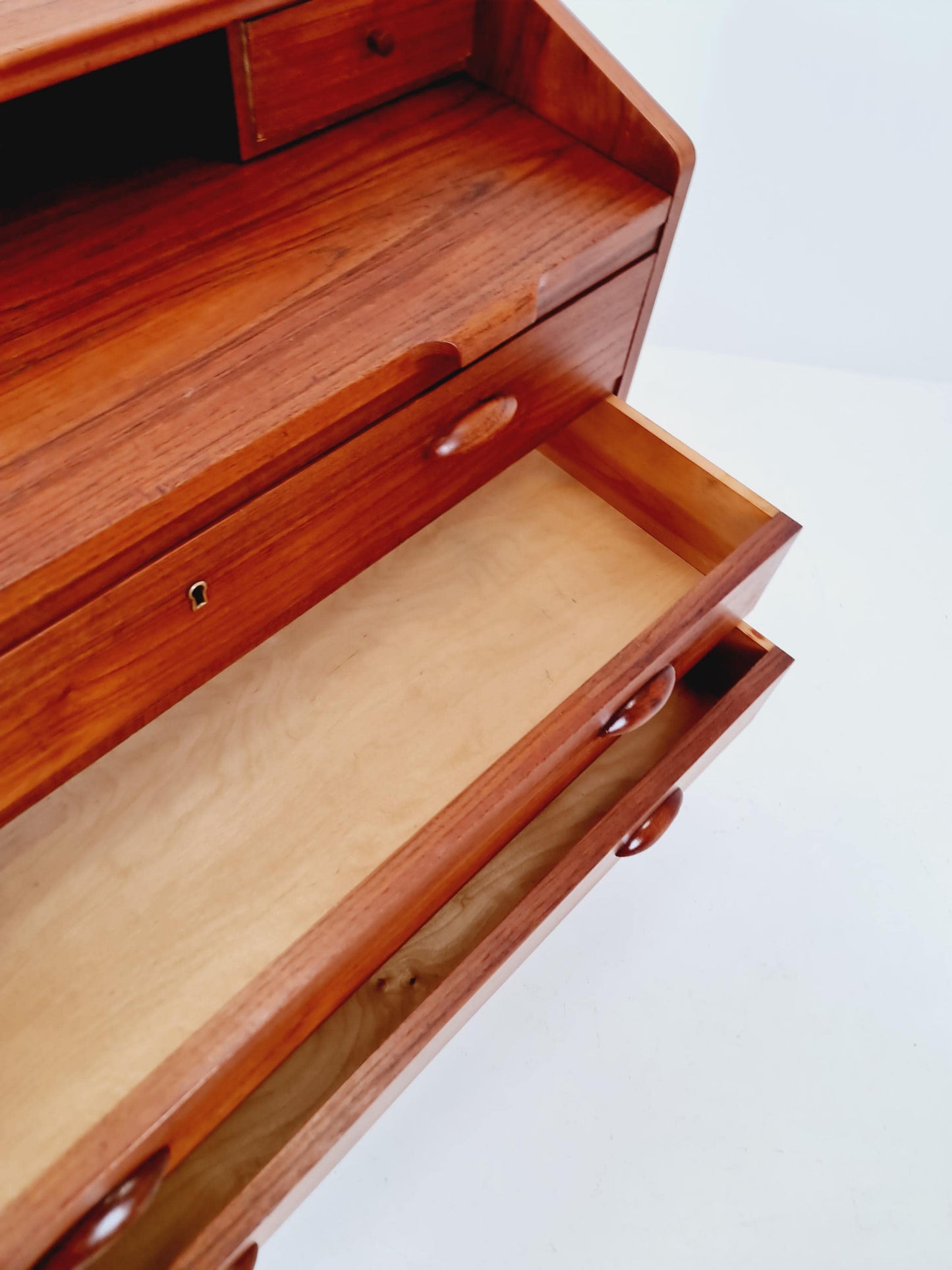 Midcentury Danish vintage teak secretary, vanity /Make up table By Riis Antonsen , 1960s