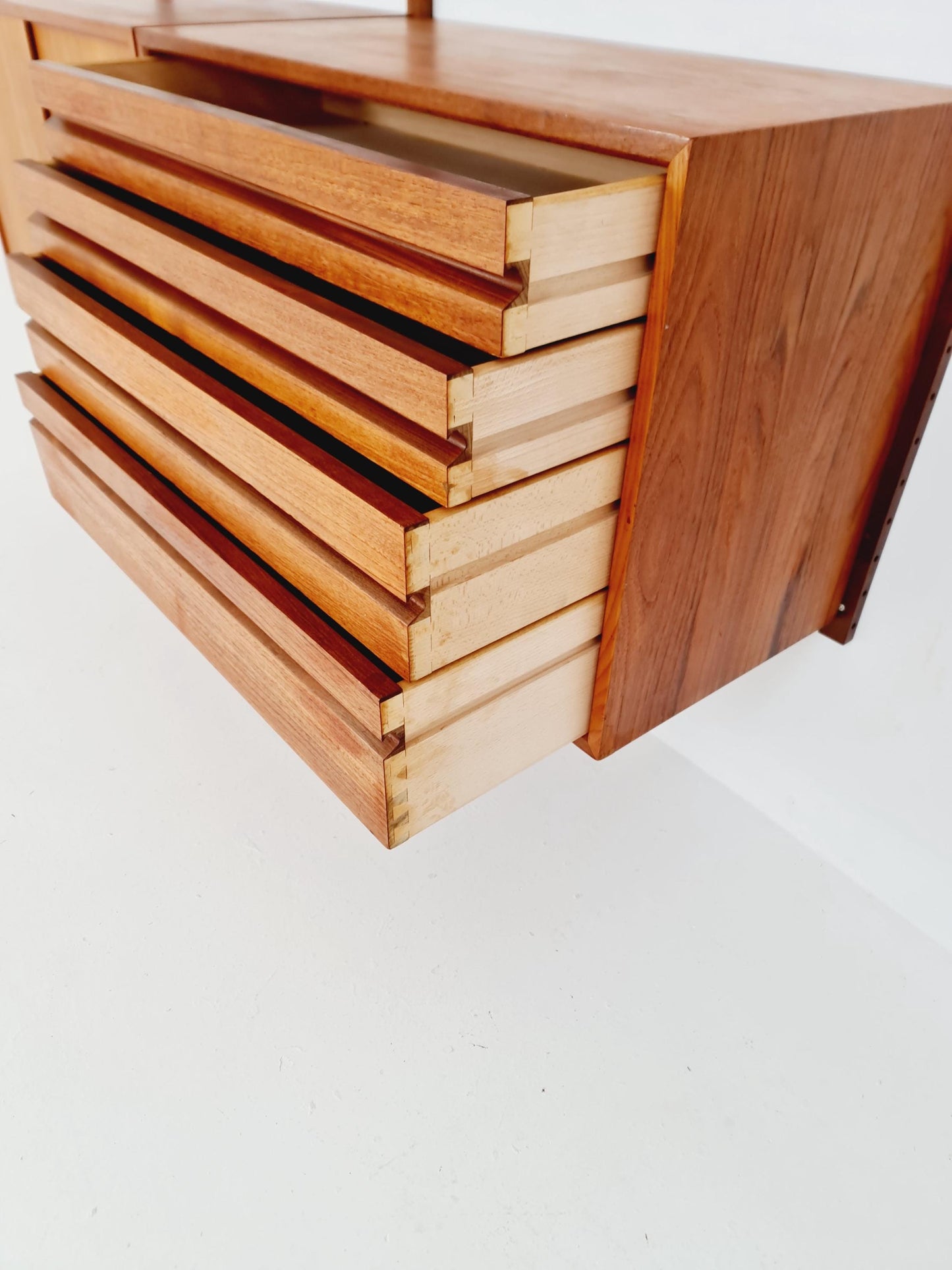 Mid century Danish Teak Wall Unit by Poul Cadovius for Cado, Denmark, 1960s