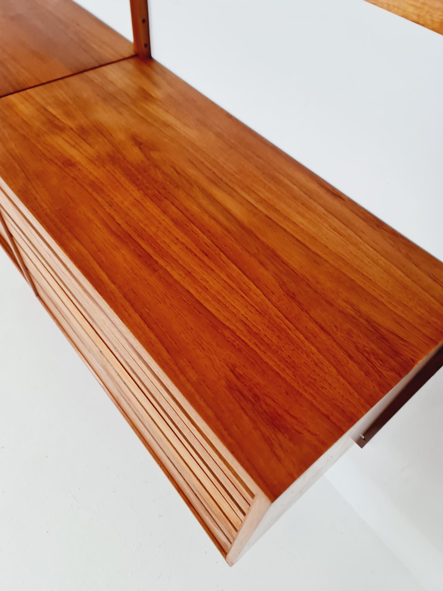 Mid century Danish Teak Wall Unit by Poul Cadovius for Cado, Denmark, 1960s