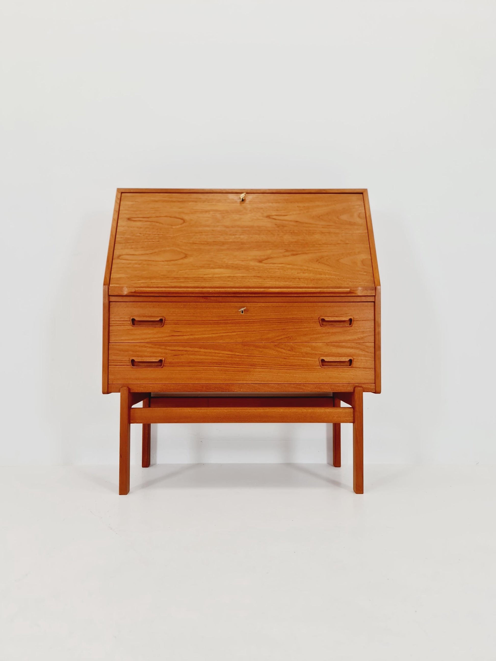Rare Midcentury Danish vintage teak secretary,By Arne Wahl Iversen, 1960s