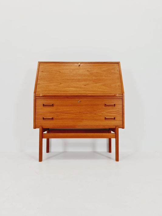 Rare Midcentury Danish vintage teak secretary,By Arne Wahl Iversen, 1960s