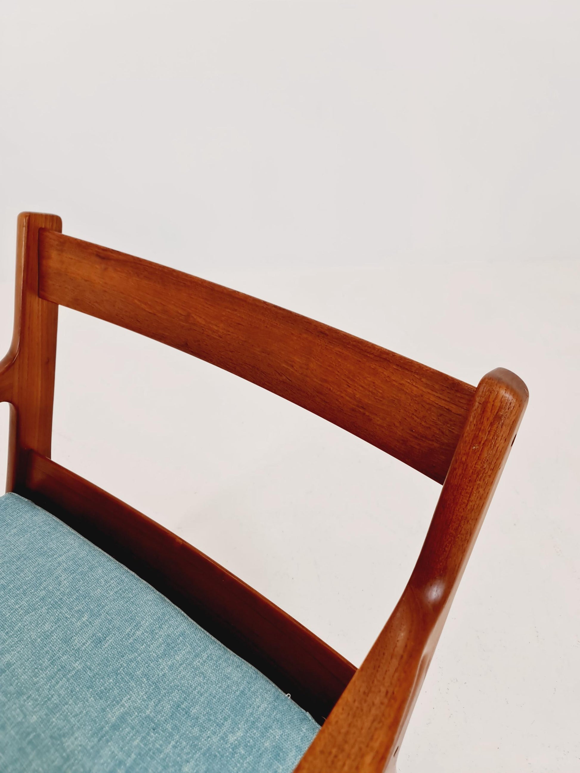 Mid-century Rare Danish teak lounge chair/ Easy chair by Ole Wanscher for Cado France &Son , 1960s