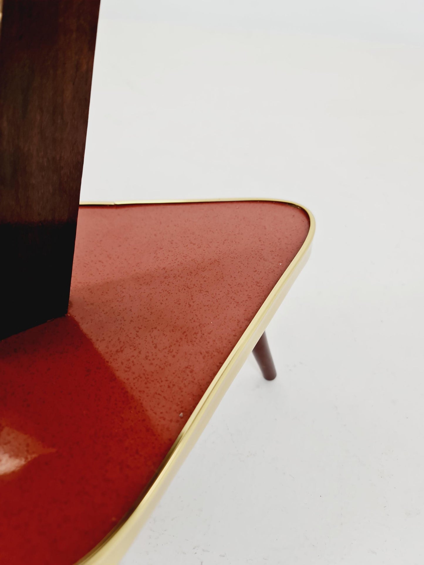 Big 1950s German Plant Stand, Colorful Vintage Mid-Century Minimalist Indoor Plant Stand Side Table Retro flower table