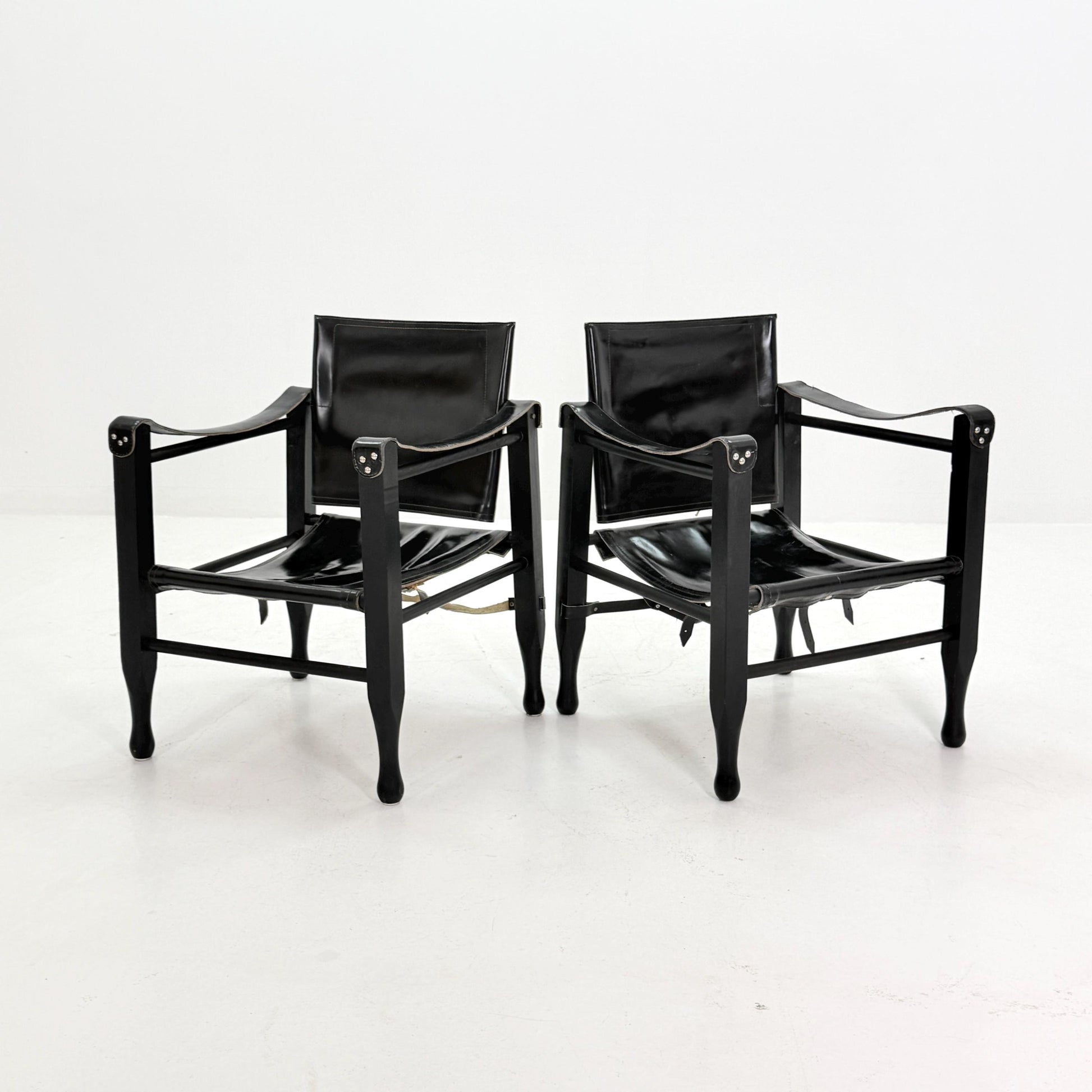 1 of 2 Mid century Safari Chair by Aage Bruun & Son, Denmark, 1960s