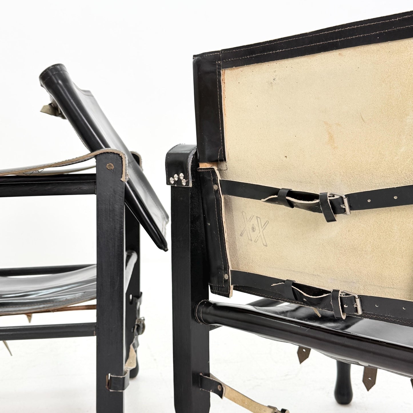 1 of 2 Mid century Safari Chair by Aage Bruun & Son, Denmark, 1960s